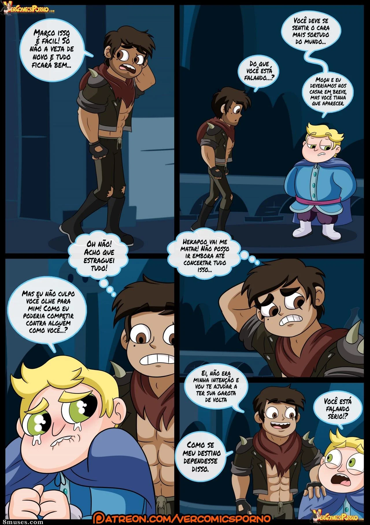 Marco vs as forças do tempo – HQ Pornô – Versão Nacional