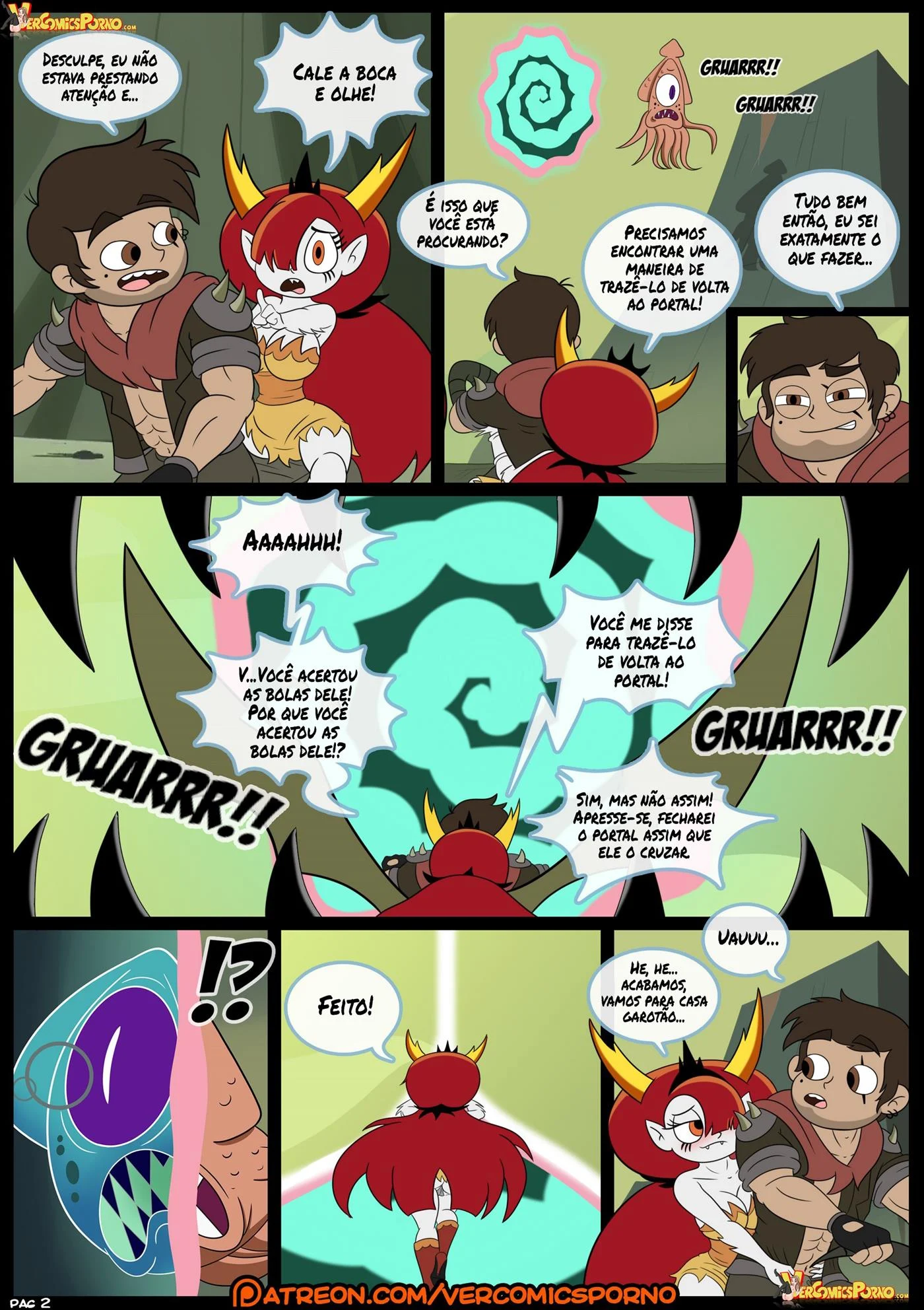 Marco vs as forças do tempo – HQ Pornô – Versão Nacional