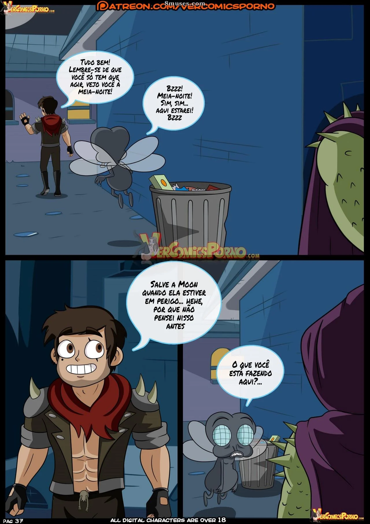 Marco vs as forças do tempo – HQ Pornô – Versão Nacional