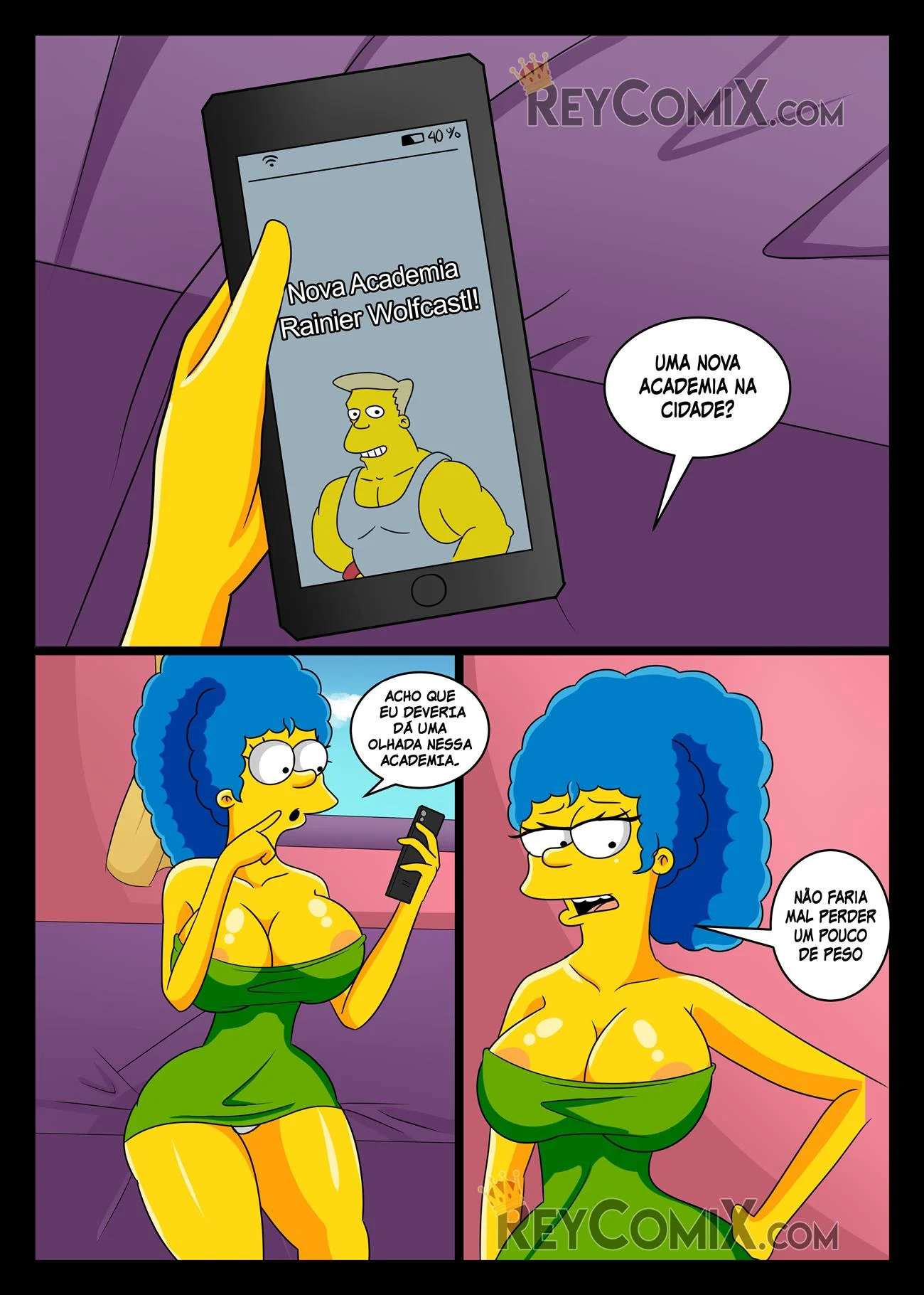 Marge na Academia – HQ Pornô – Português Brasileiro