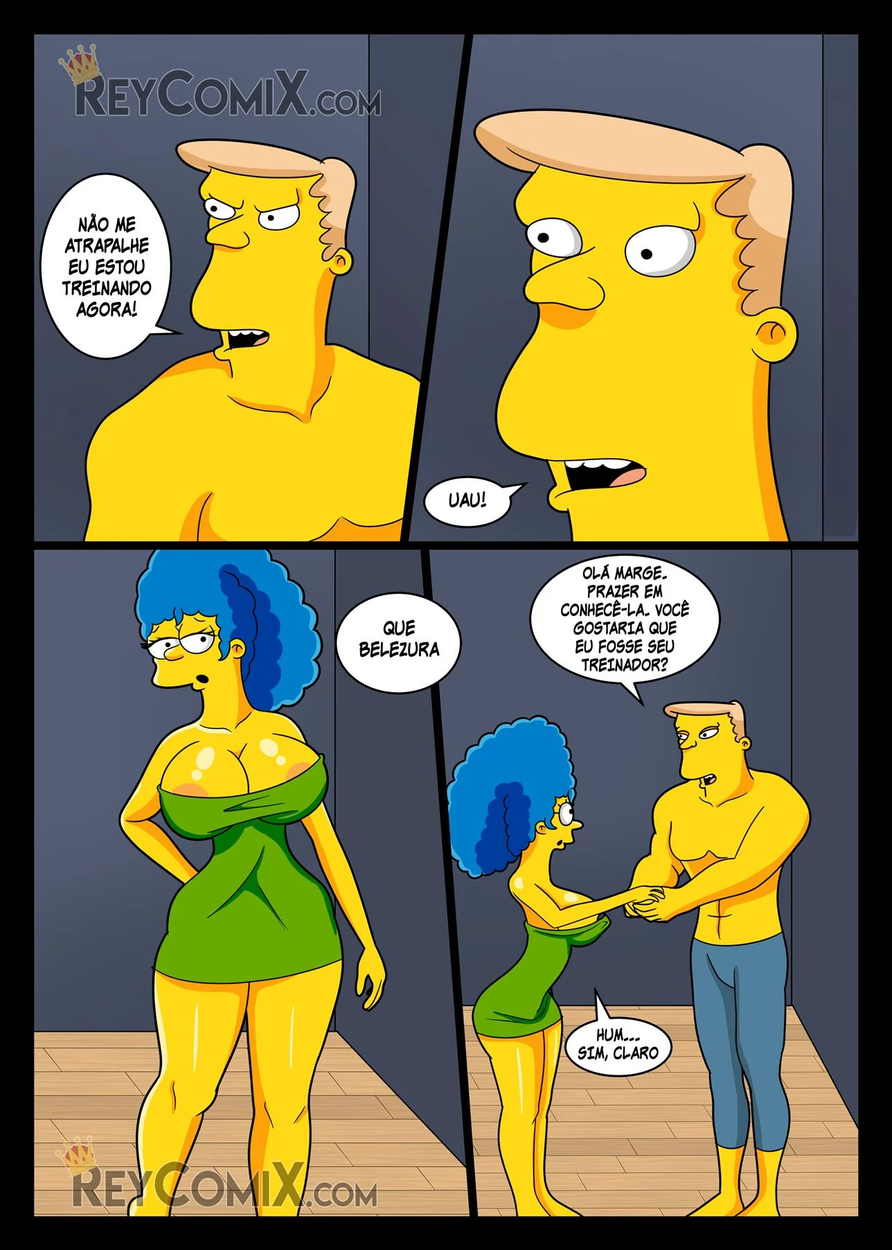 Marge na Academia – HQ Pornô – Português Brasileiro