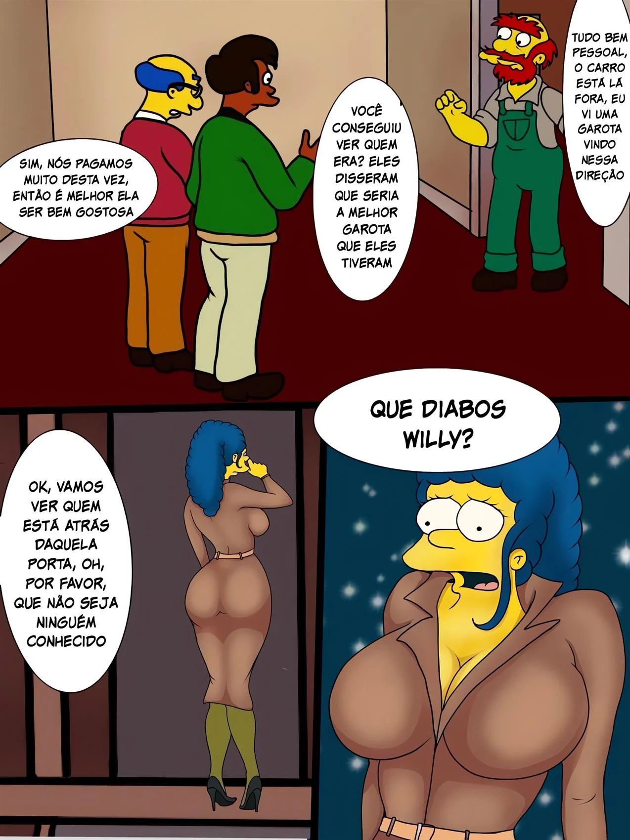 Marge pagando as dividas do marido – Pau Grande – Versão PT-BR