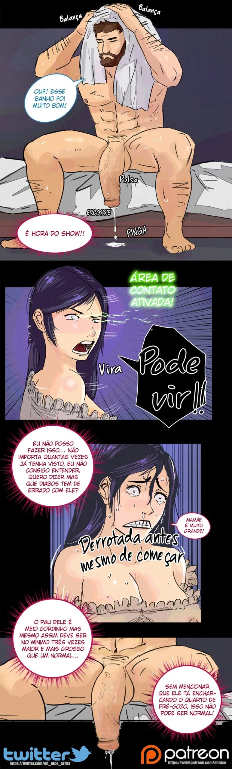 Marido Insaciável – Pau Grande – Desenho de Sexo