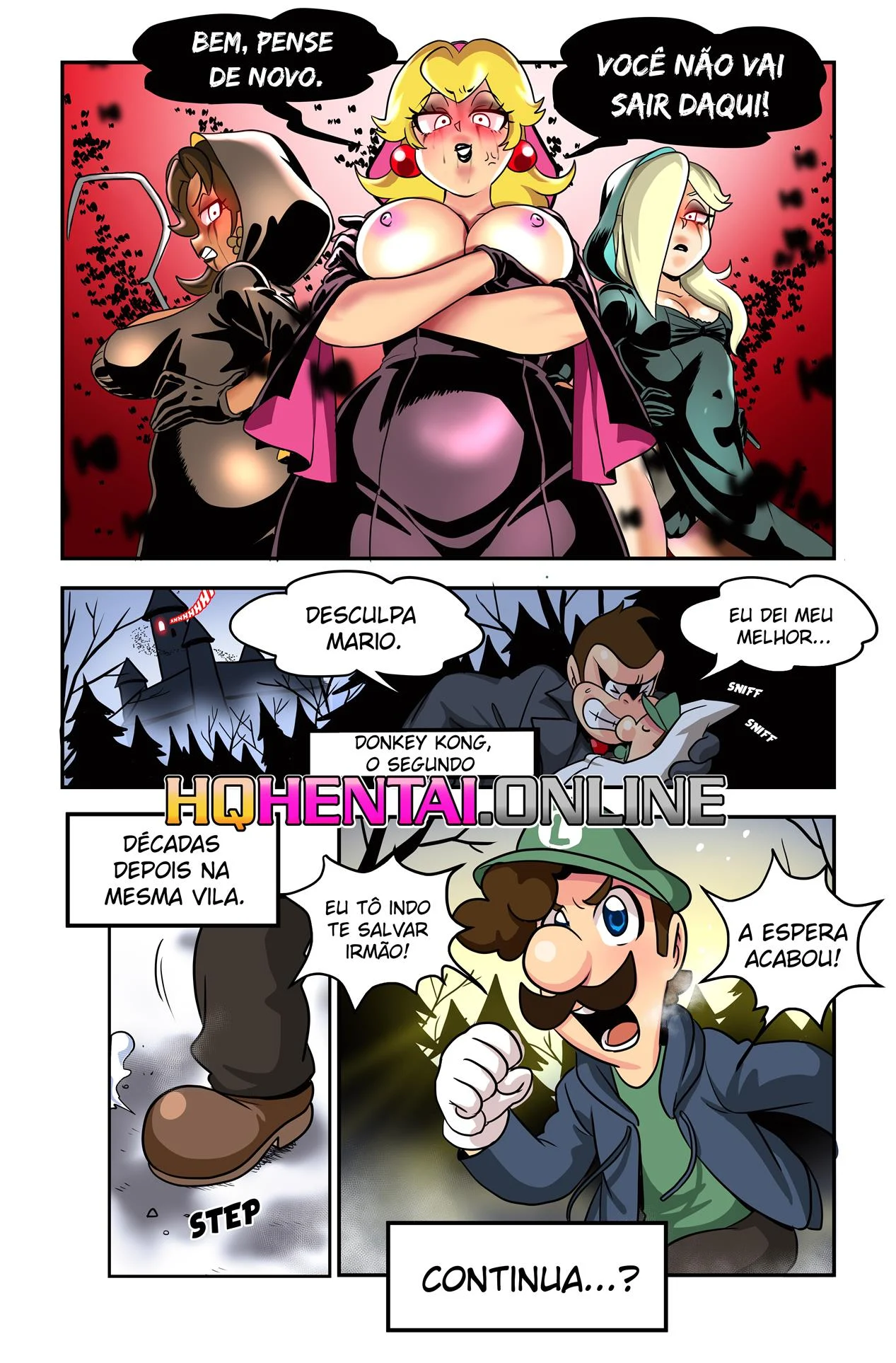 Mario Contra as Vampiras Safadas – hentai sem censura – HQ em Português