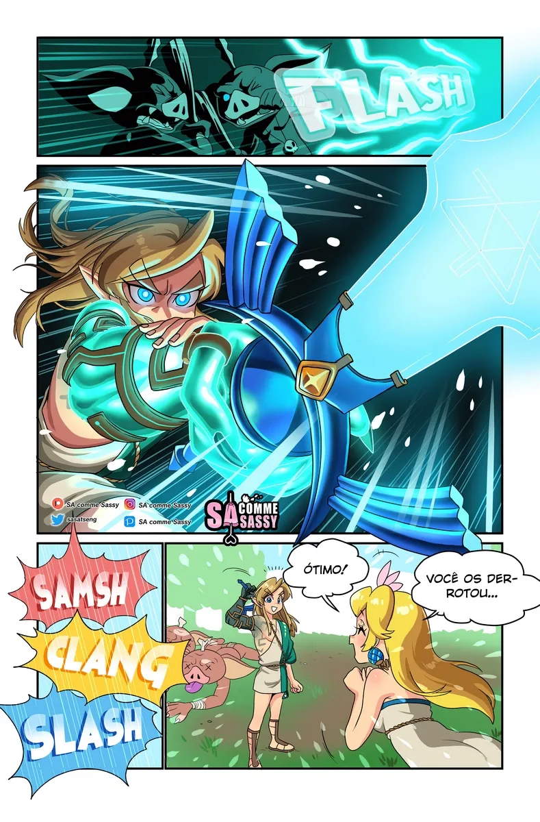 Mario The Legend of Zelda, The Pseudo Princess – Super HQ – Desenho de Sexo