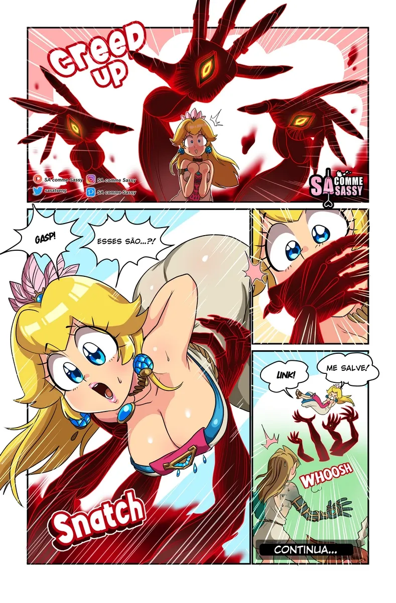 Mario The Legend of Zelda, The Pseudo Princess – Super HQ – Desenho de Sexo