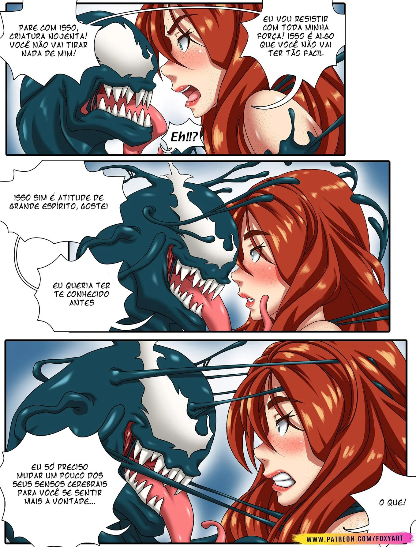 Mary Jane e Venom – Monstro – Sexo em Desenho Mary Jane e Venom – Monstro – Sexo em Desenho