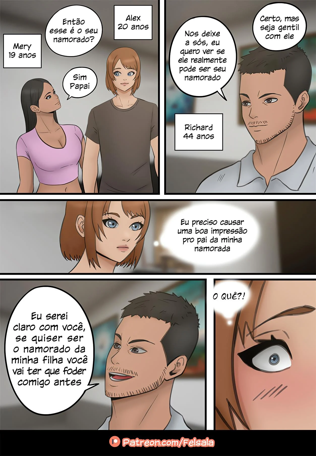 Me Deixe Namorar Sua Filha – Trap – Desenho de Sexo