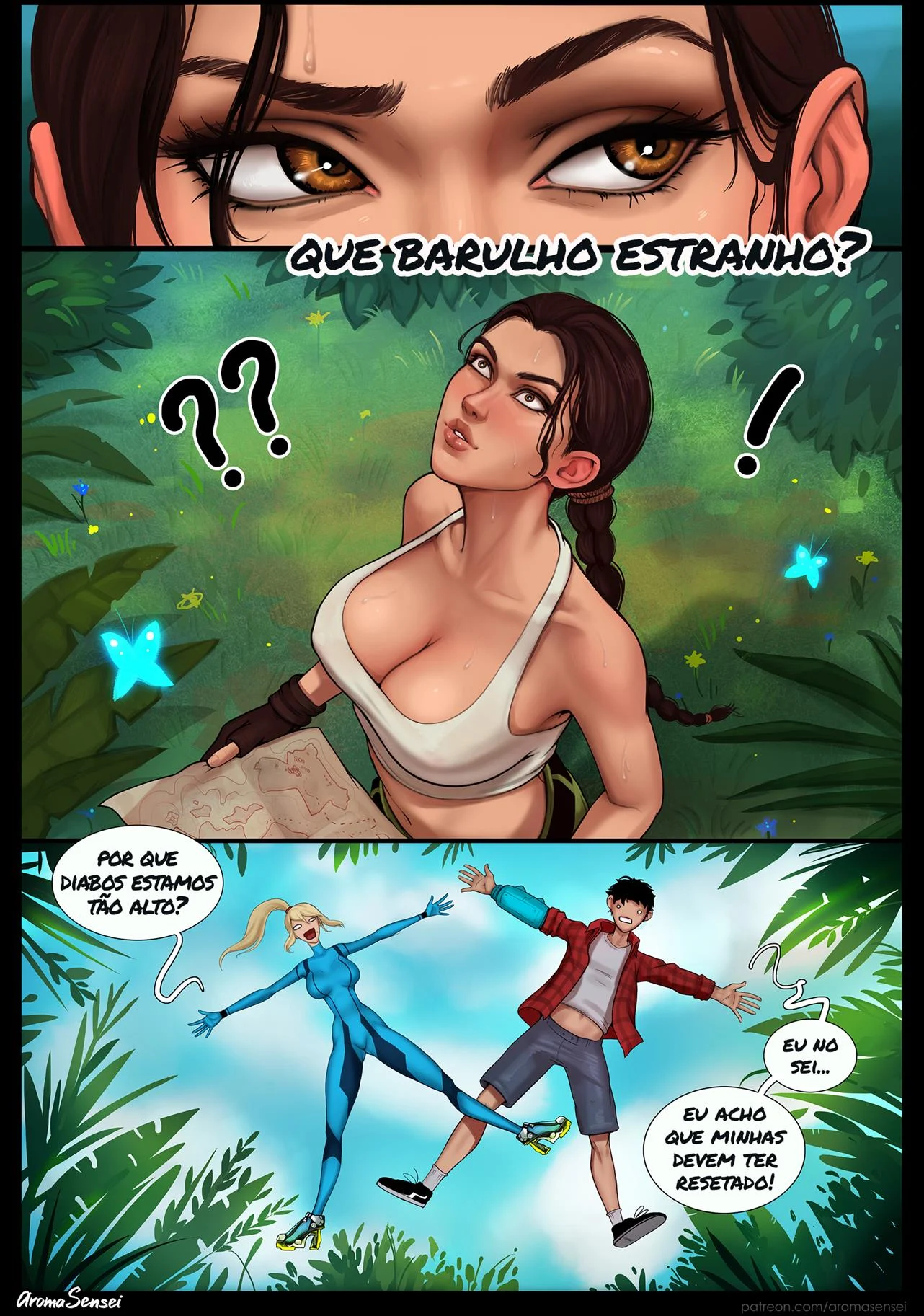 Ménage com Samus e Lara Croft – Tomb Raider Pornô – Atualizado Ménage com Samus e Lara Croft – Tomb Raider Pornô – Atualizado