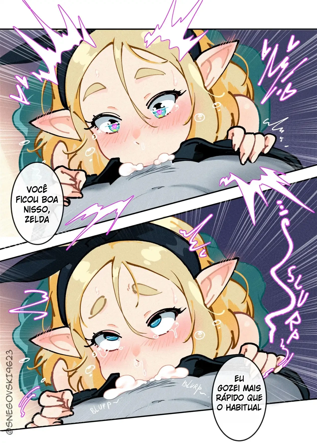 Ménage com Zelda – Gozando Dentro – Versão Nacional