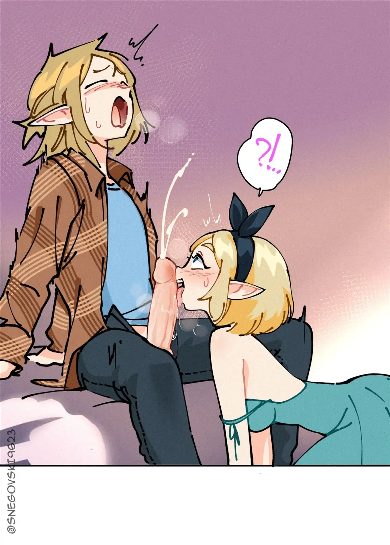 Ménage com Zelda – Gozando Dentro – Versão Nacional