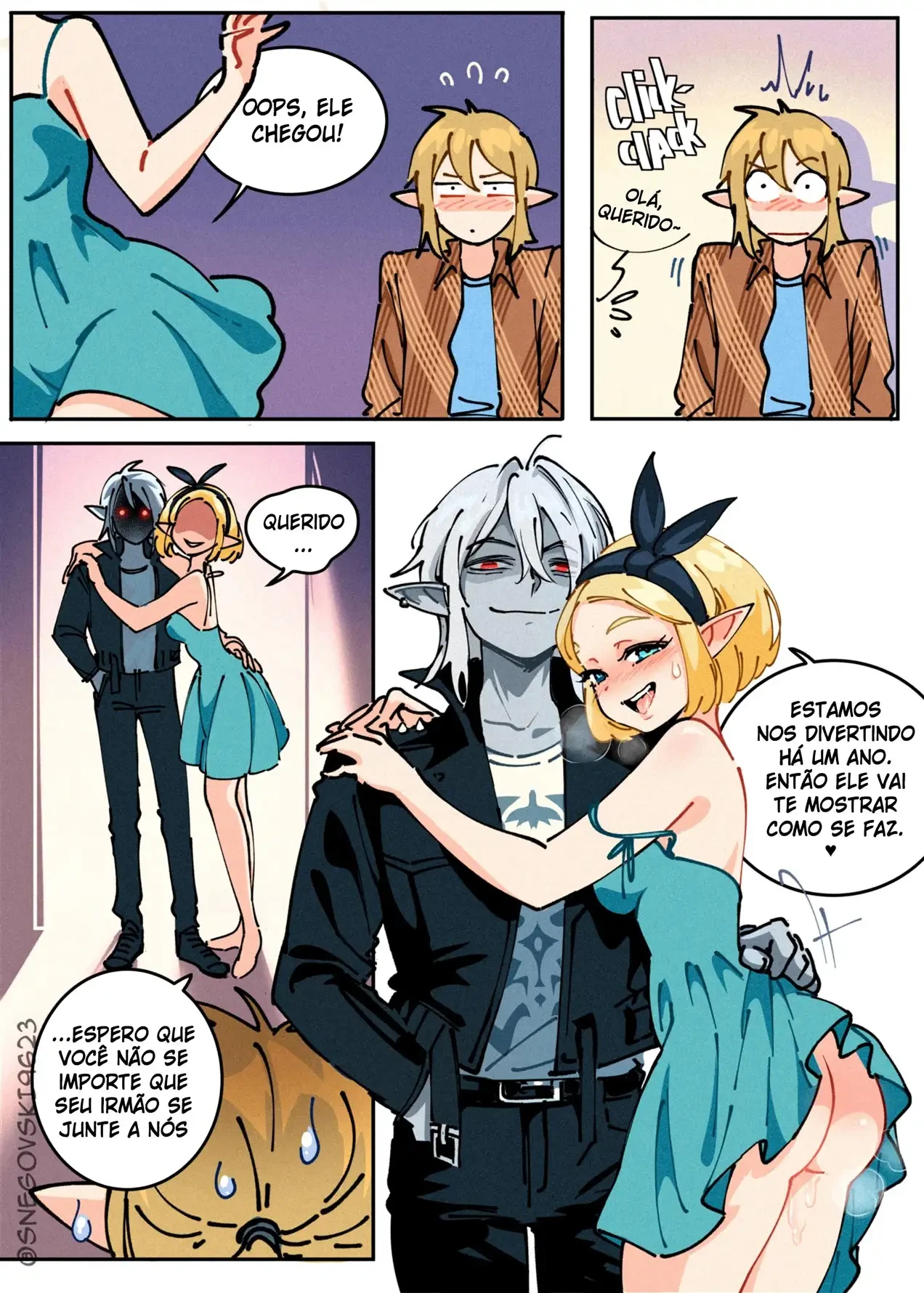 Ménage com Zelda – Gozando Dentro – Versão Nacional