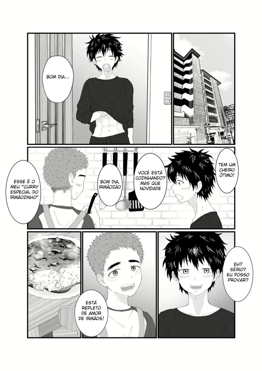 Meu Irmãozão é um Depósito de Porra – Yaoi Hentai – Completo