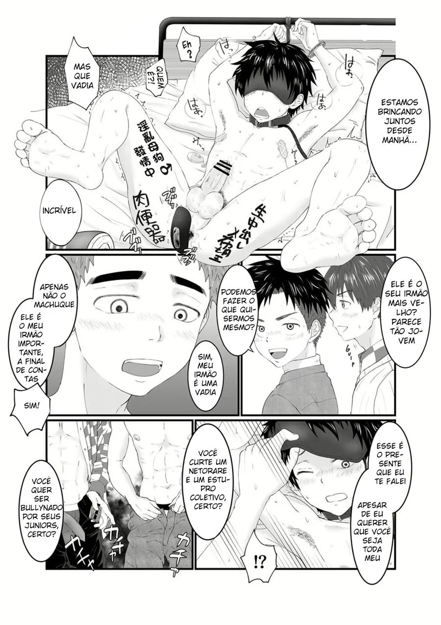 Meu Irmãozão é um Depósito de Porra – Yaoi Hentai – Completo