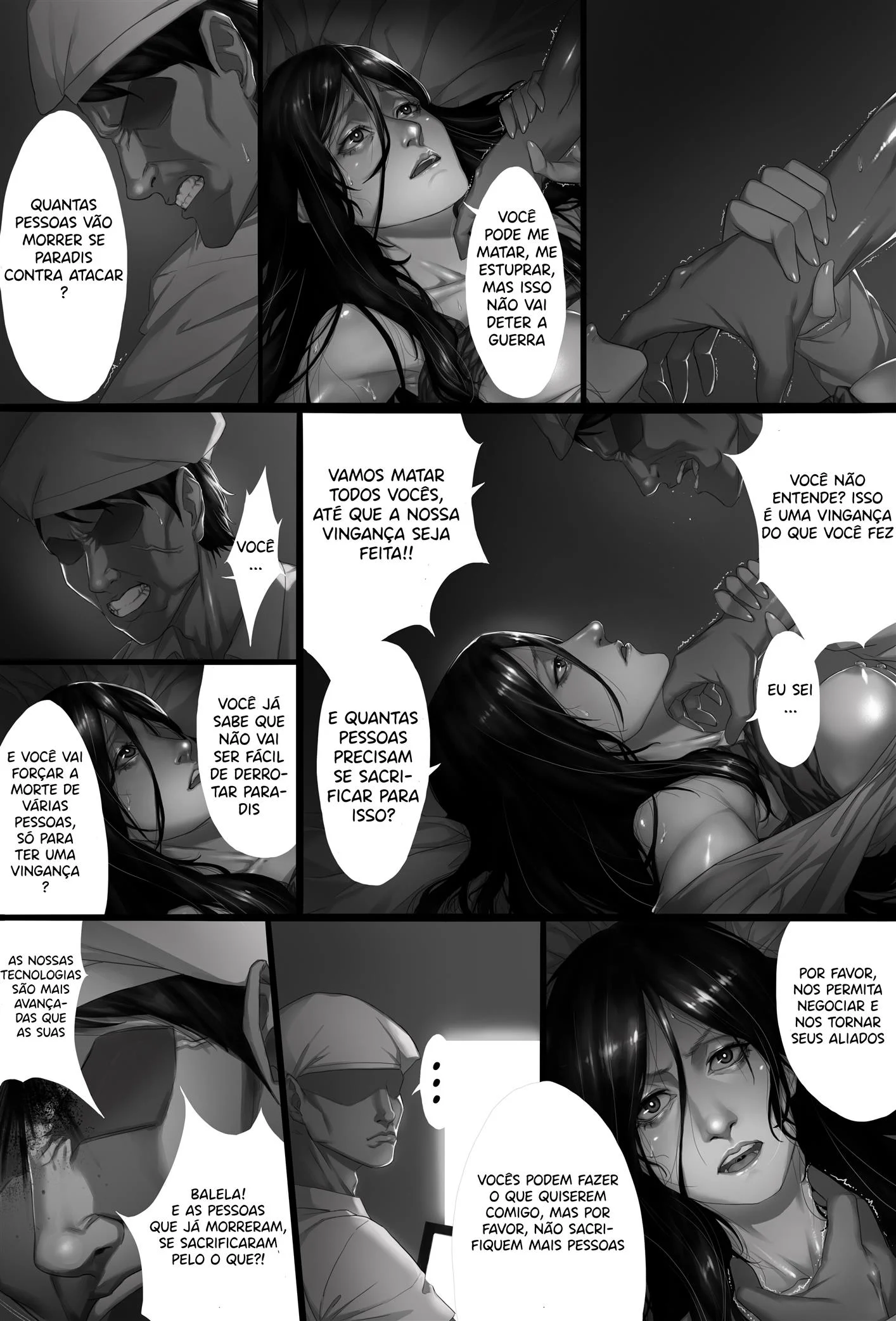 Minha guerra – Sexo Grupal – Sexo em Desenho Minha guerra – Sexo Grupal – Sexo em Desenho