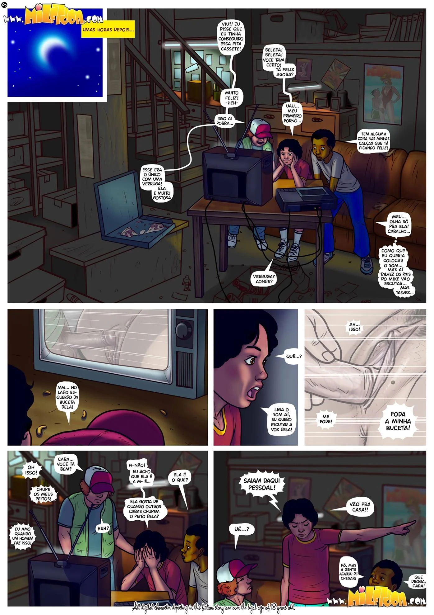 Minha mãe é ex – hentai sem censura – Desenho Erótico