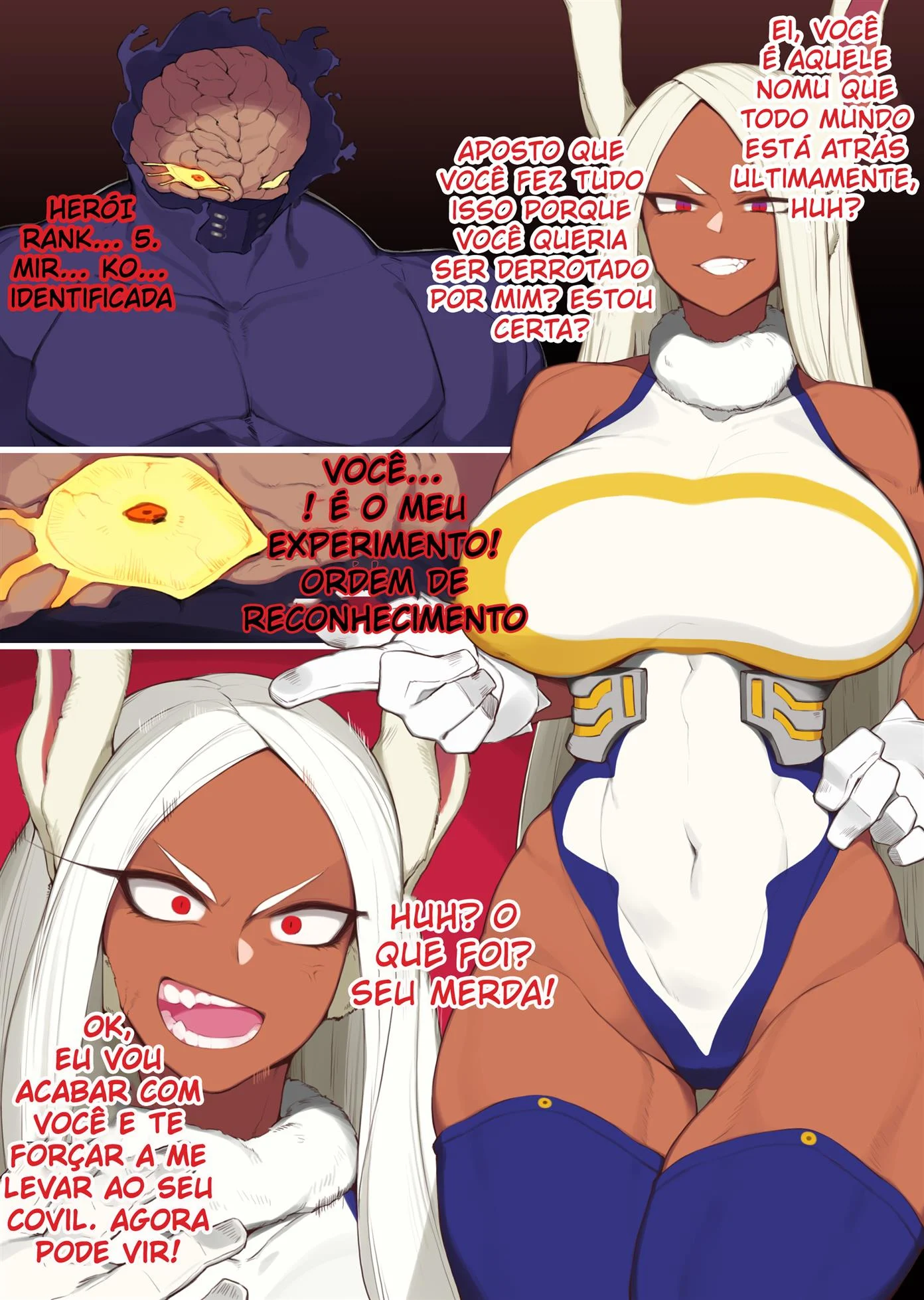 Mirko é fodida por um Nomu – hentai sem censura – Sexo em Desenho