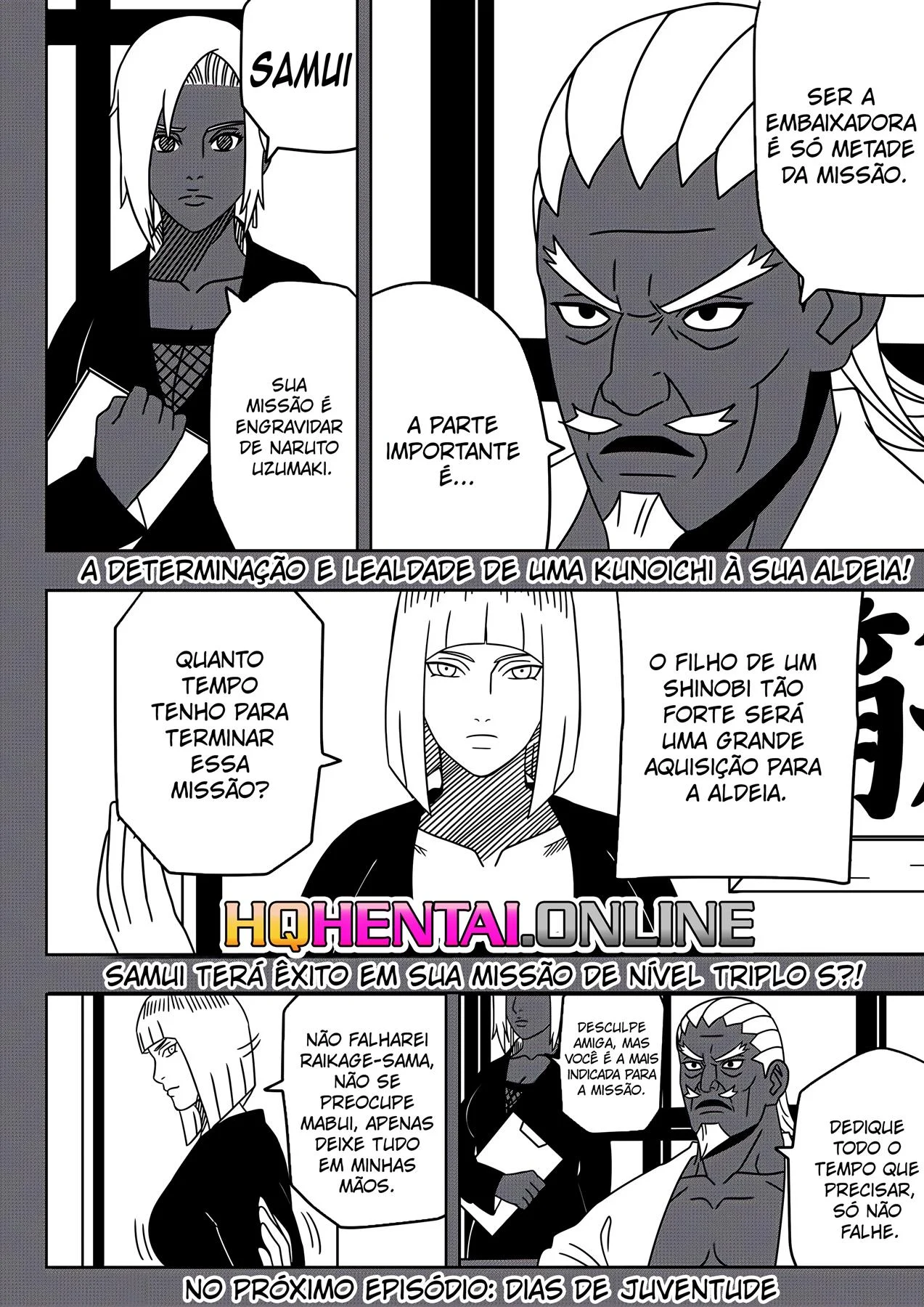 Missão Triplo S da Samui – Naruto Hentai – Sexo em Desenho