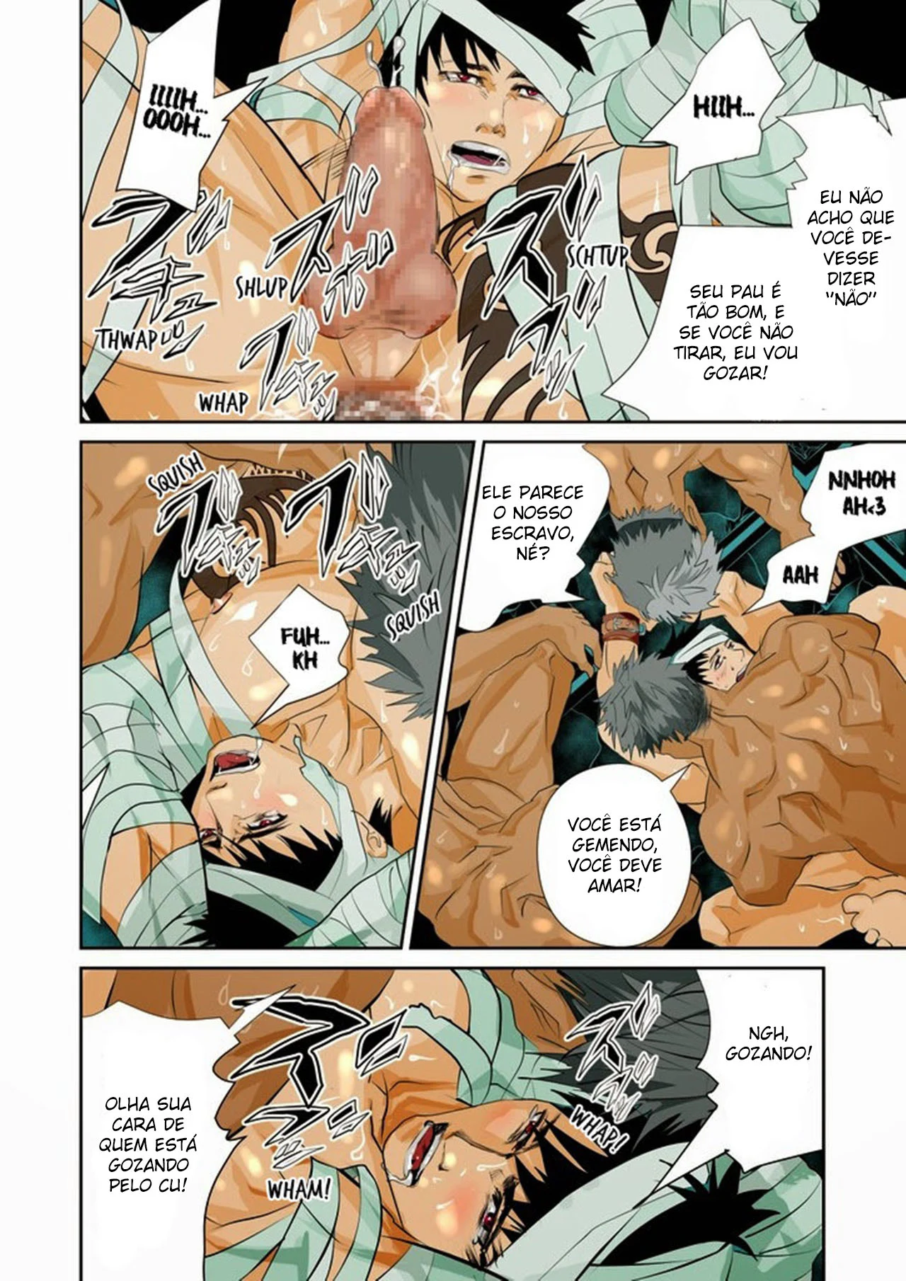 Monstro - Yaoi Quadrinho porno