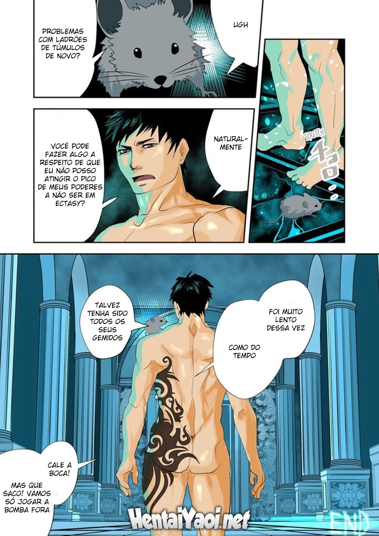 Monstro - Yaoi Quadrinho porno