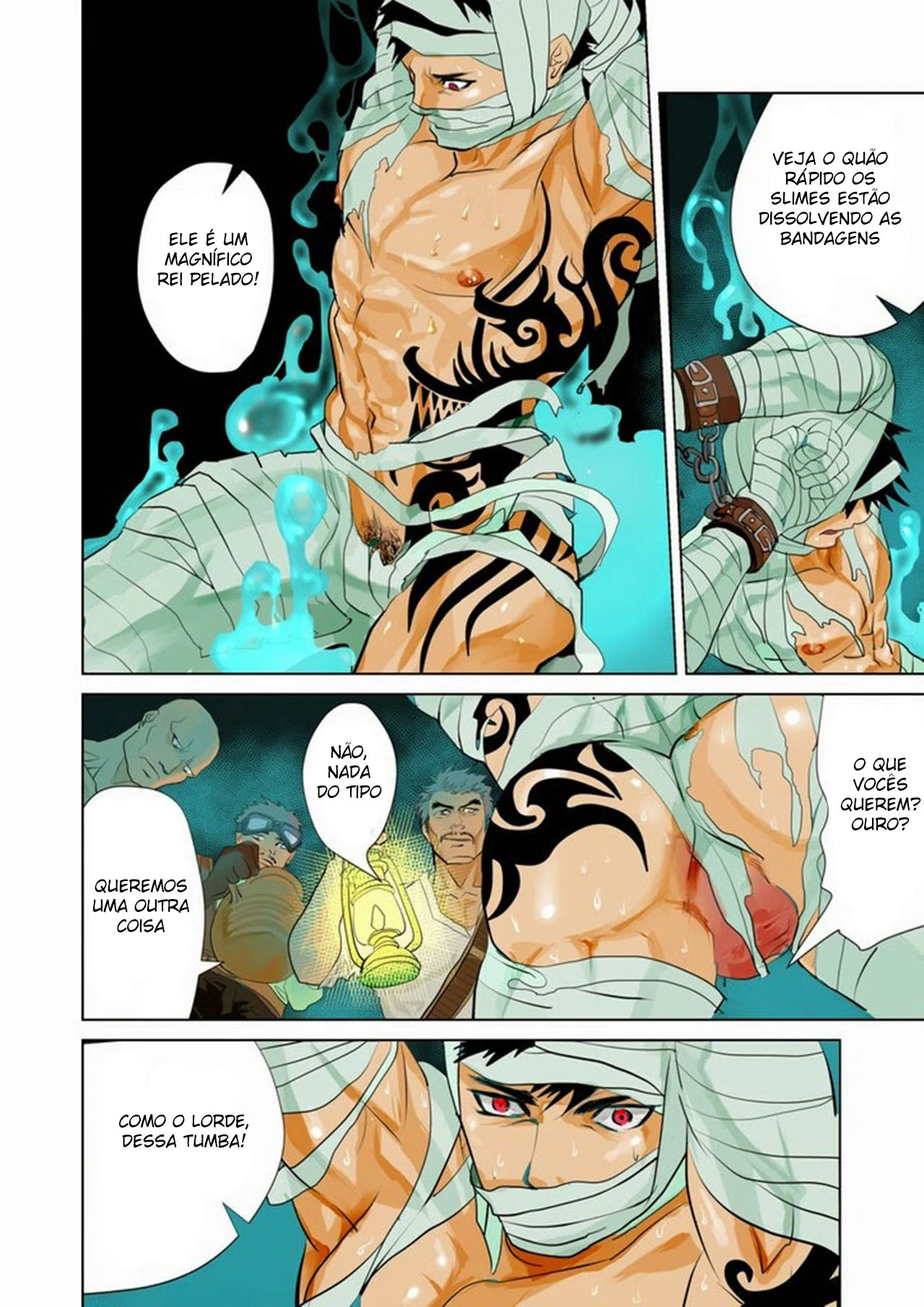 Monstro - Yaoi Quadrinho porno