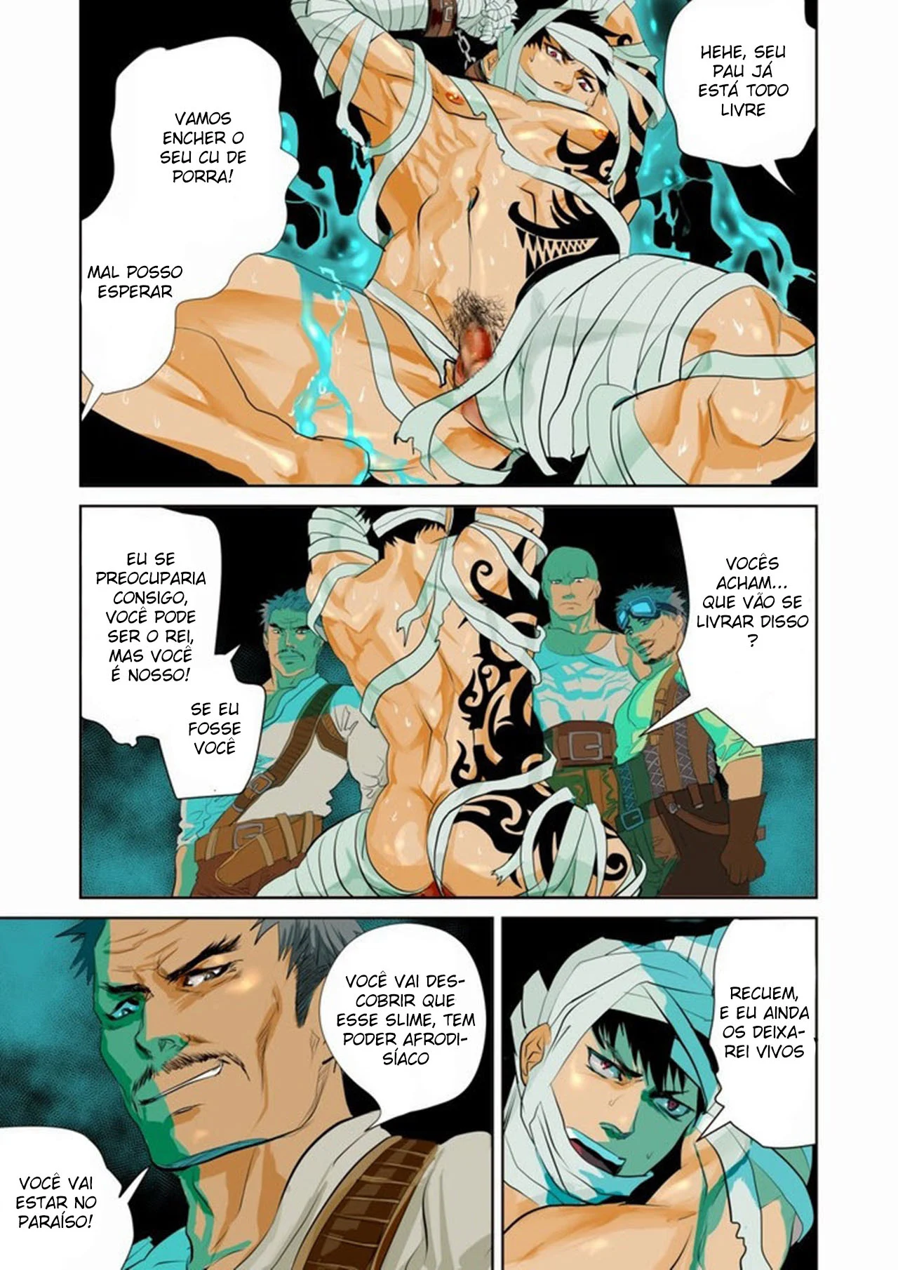 Monstro - Yaoi Quadrinho porno