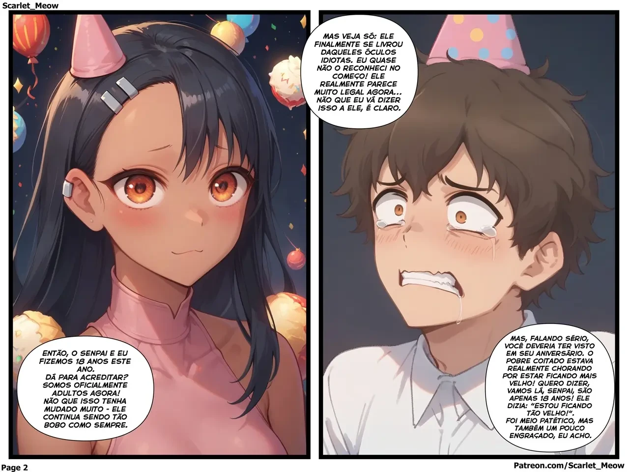 Nagatoro na Faculdade – Punheta – Completo