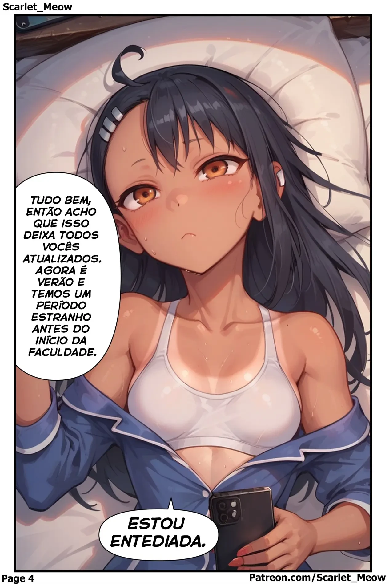 Nagatoro na Faculdade – Punheta – Completo