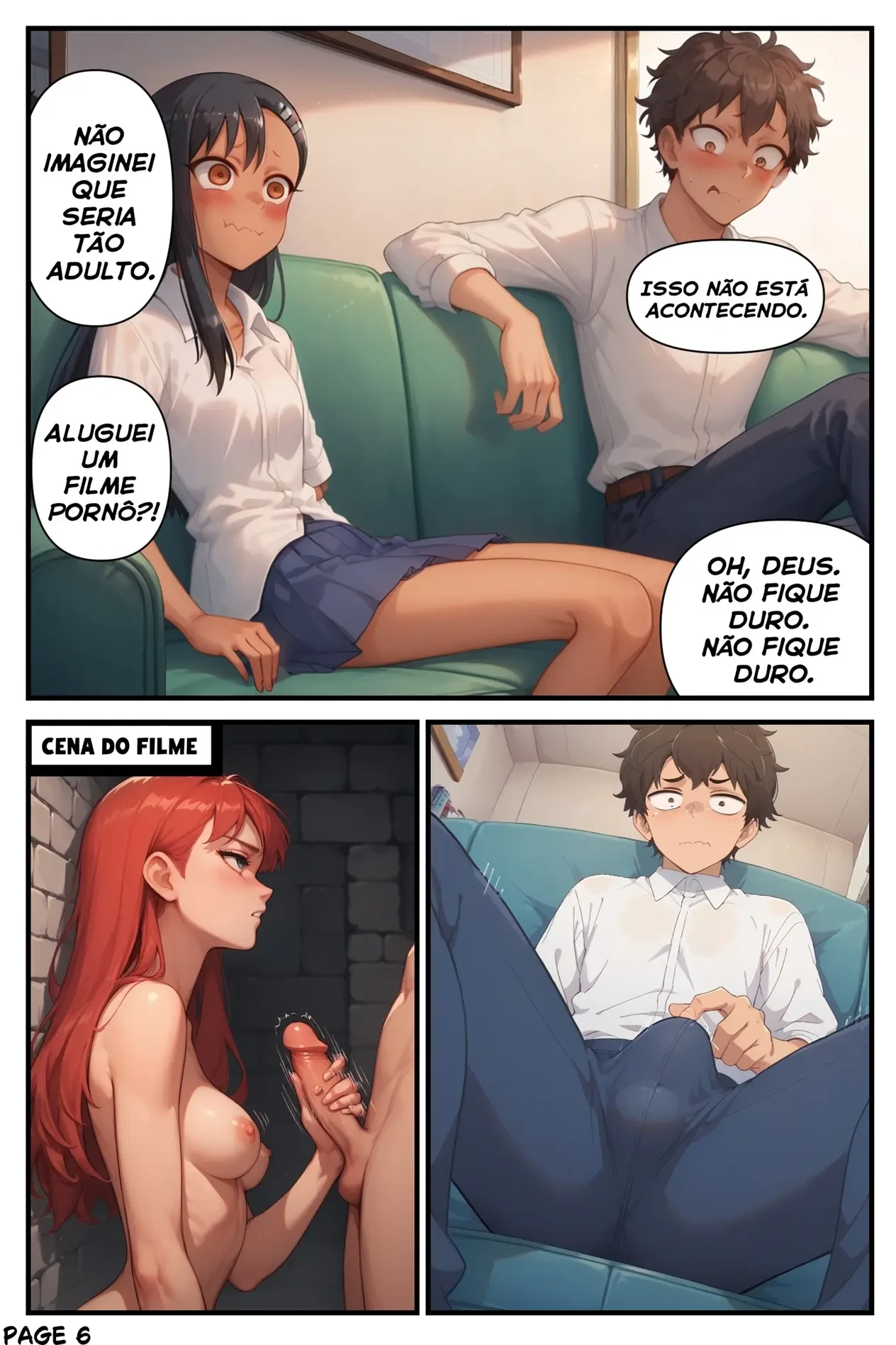 Nagatoro na Faculdade – Punheta – Completo