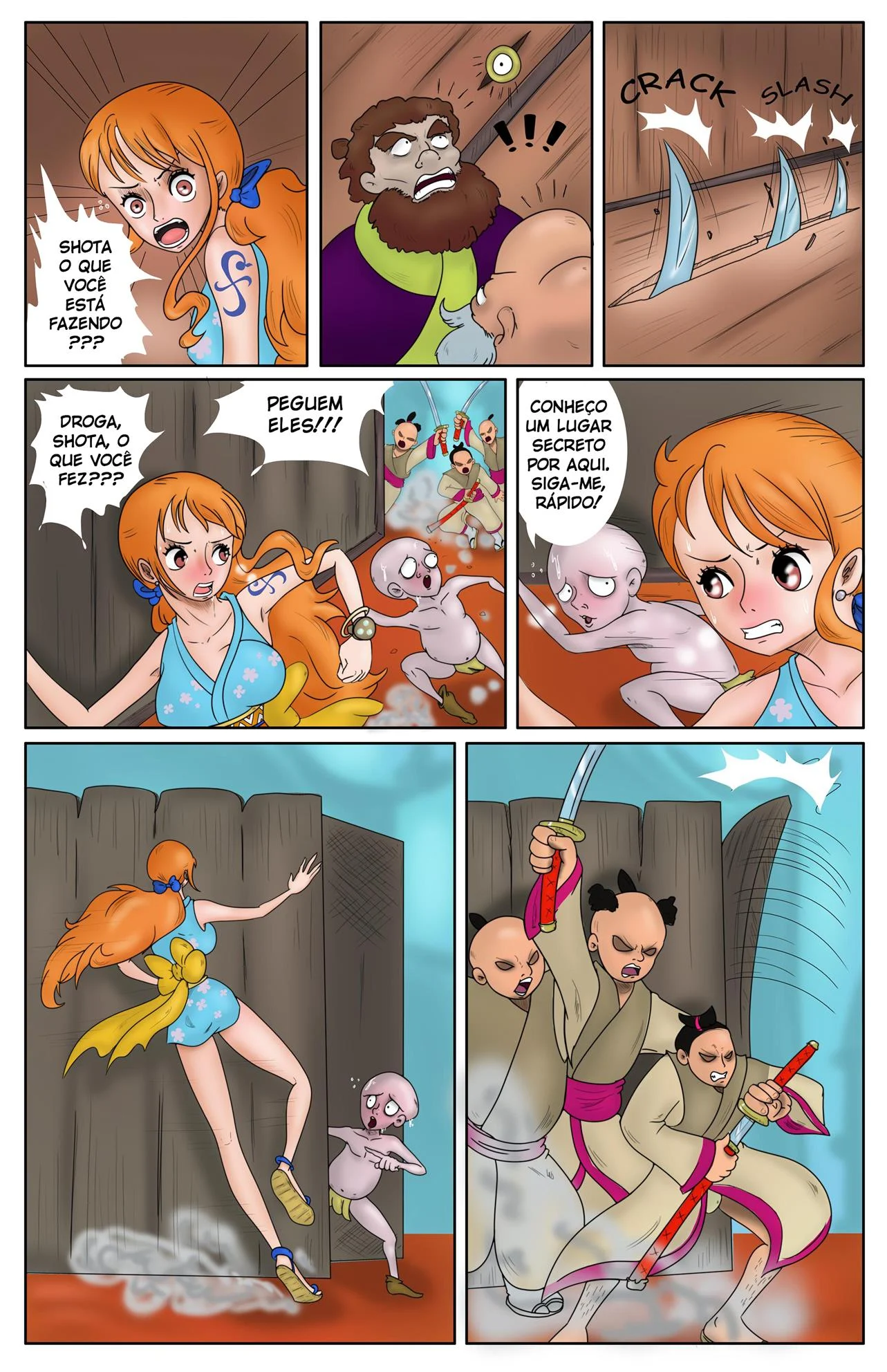 Nami é corrompida – Estupro – Completo