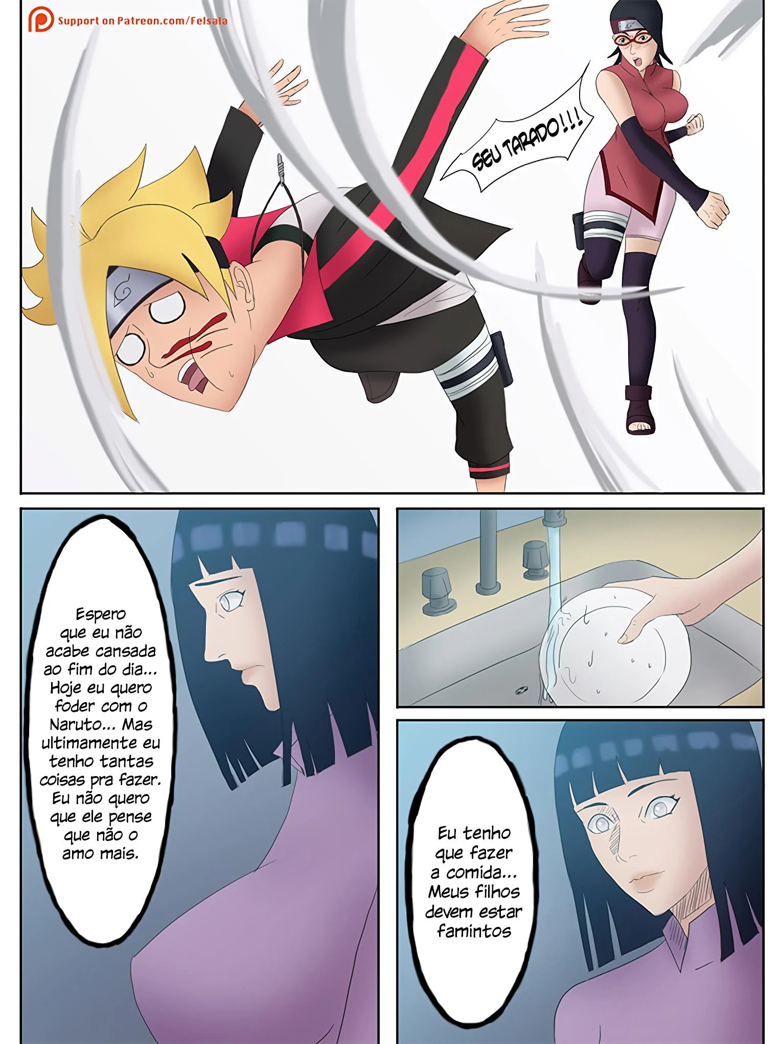 Naruto o Hokage Safado – Temari Hentai – Desenho de Sexo