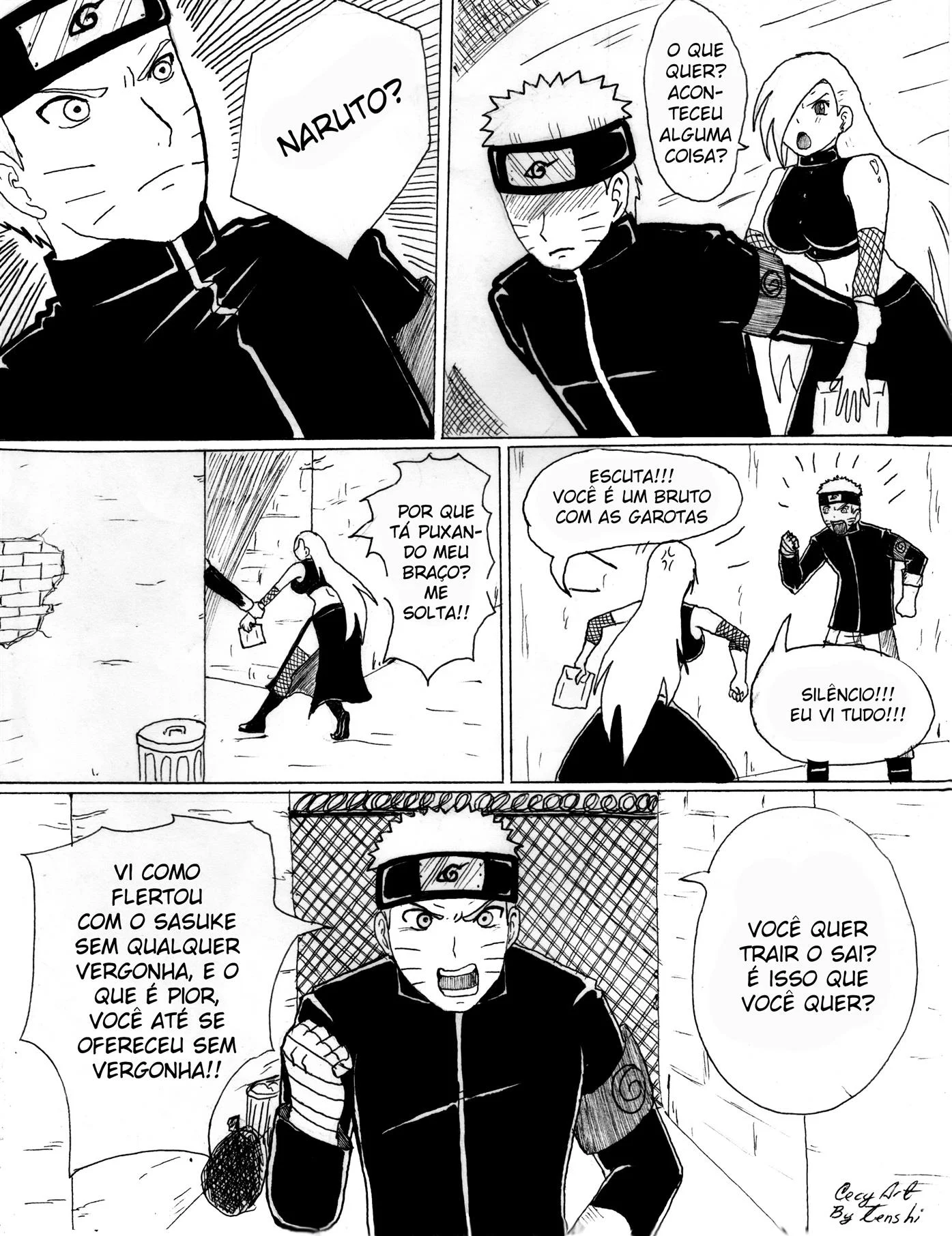 Naruto o visitante inesperado – Peitões – Sexo em Desenho