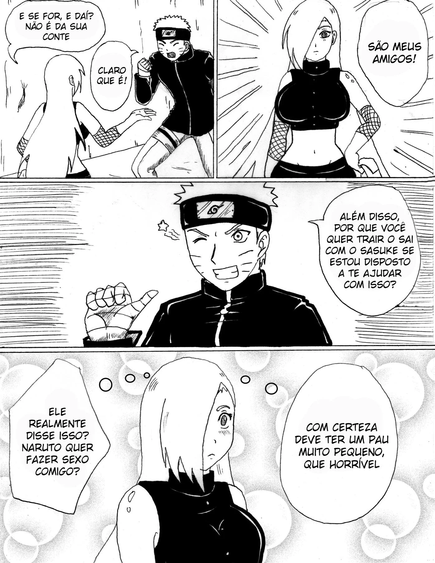 Naruto o visitante inesperado – Peitões – Sexo em Desenho