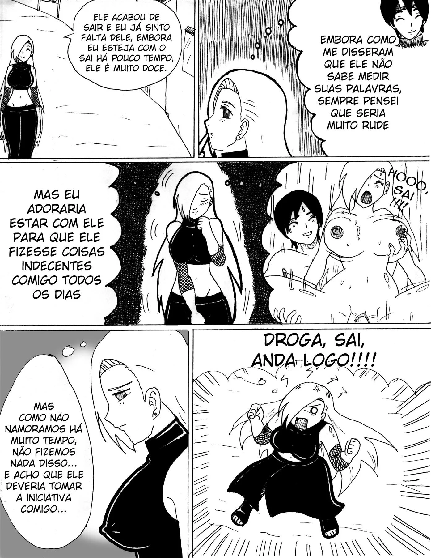 Naruto o visitante inesperado – Peitões – Sexo em Desenho