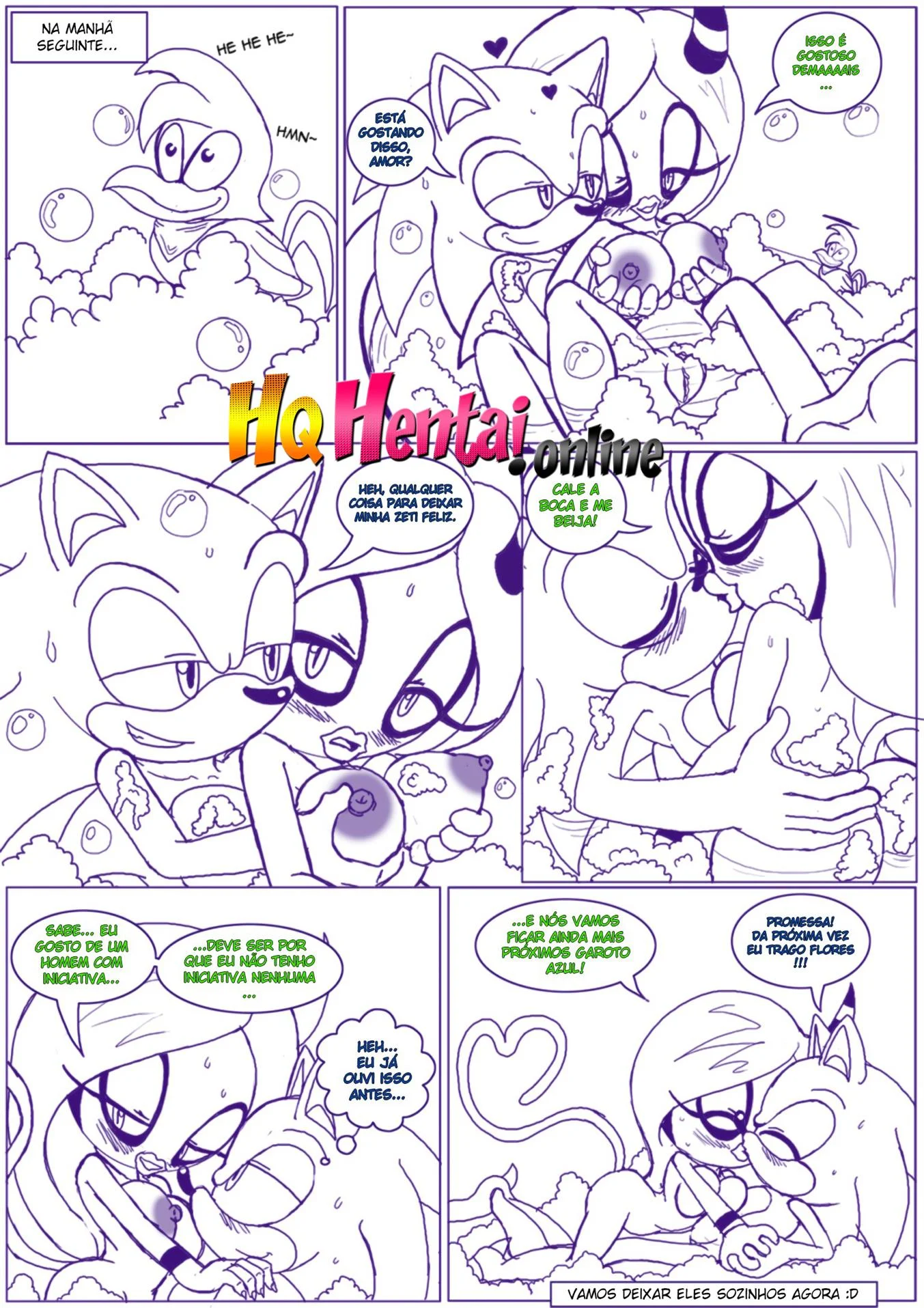 Noite de sexo do Sonic – Peitões – Desenho Erótico Noite de sexo do Sonic – Peitões – Desenho Erótico