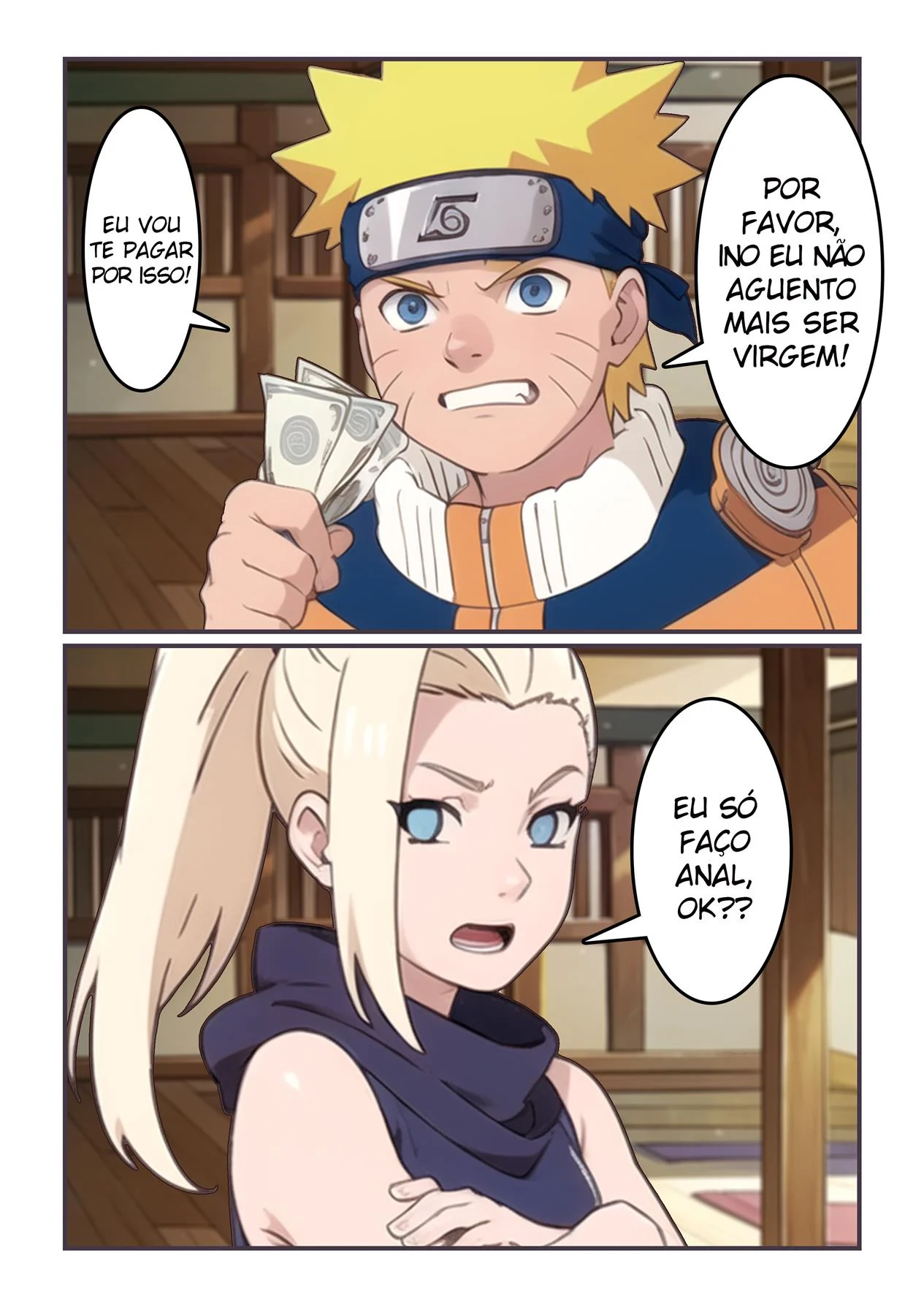 O Acordo Secreto – Ino Hentai – Desenho de Sexo