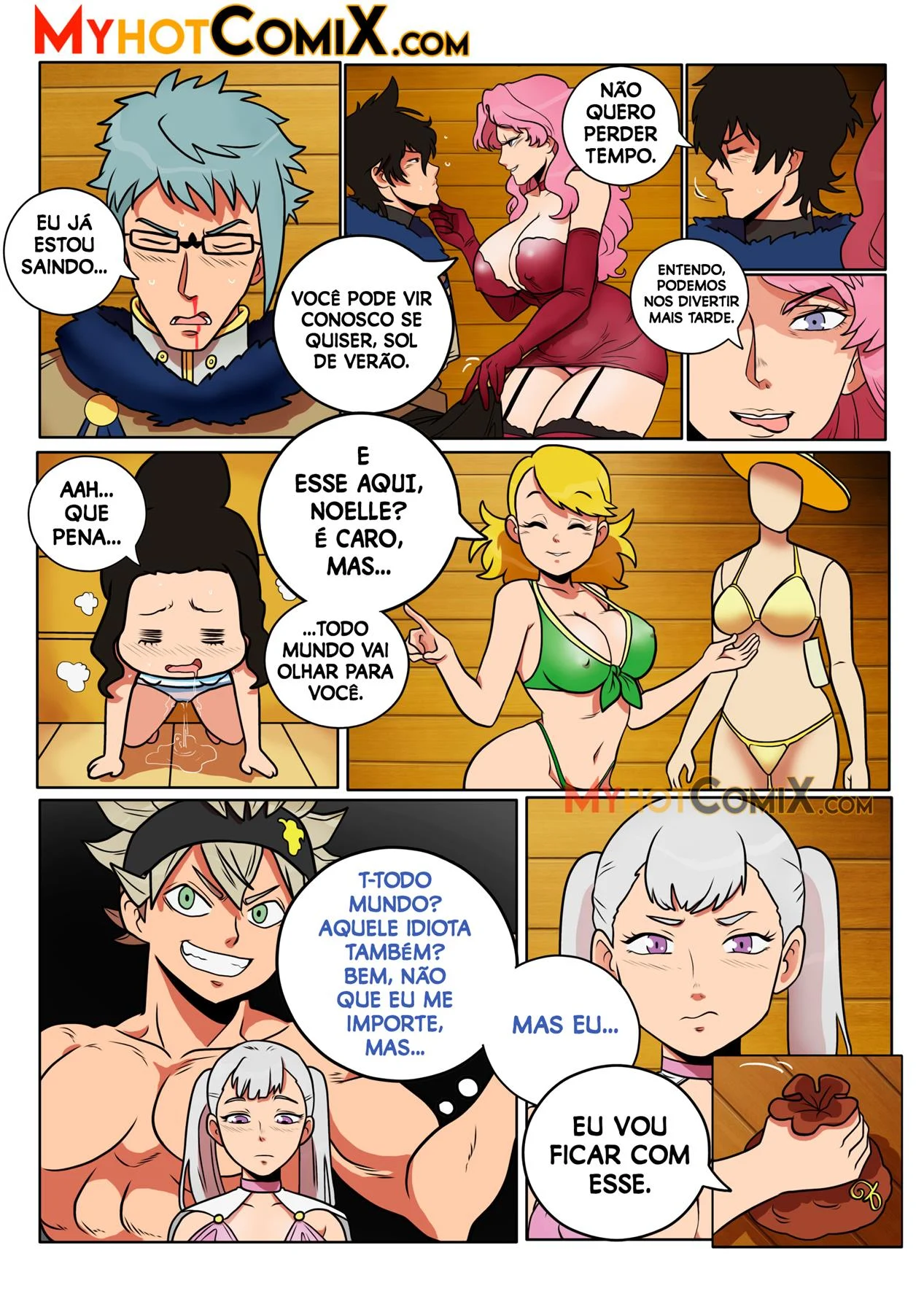 O Biquíni da Noelle – Black Clover Hentai – Completo