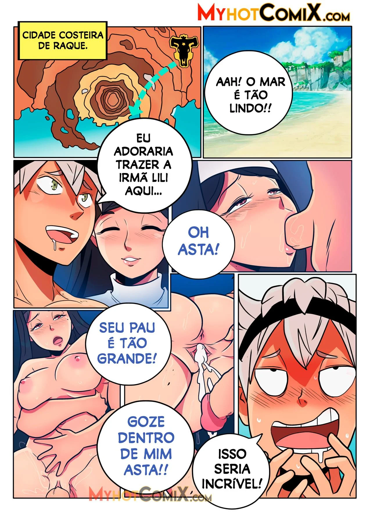 O Biquíni da Noelle – Black Clover Hentai – Completo