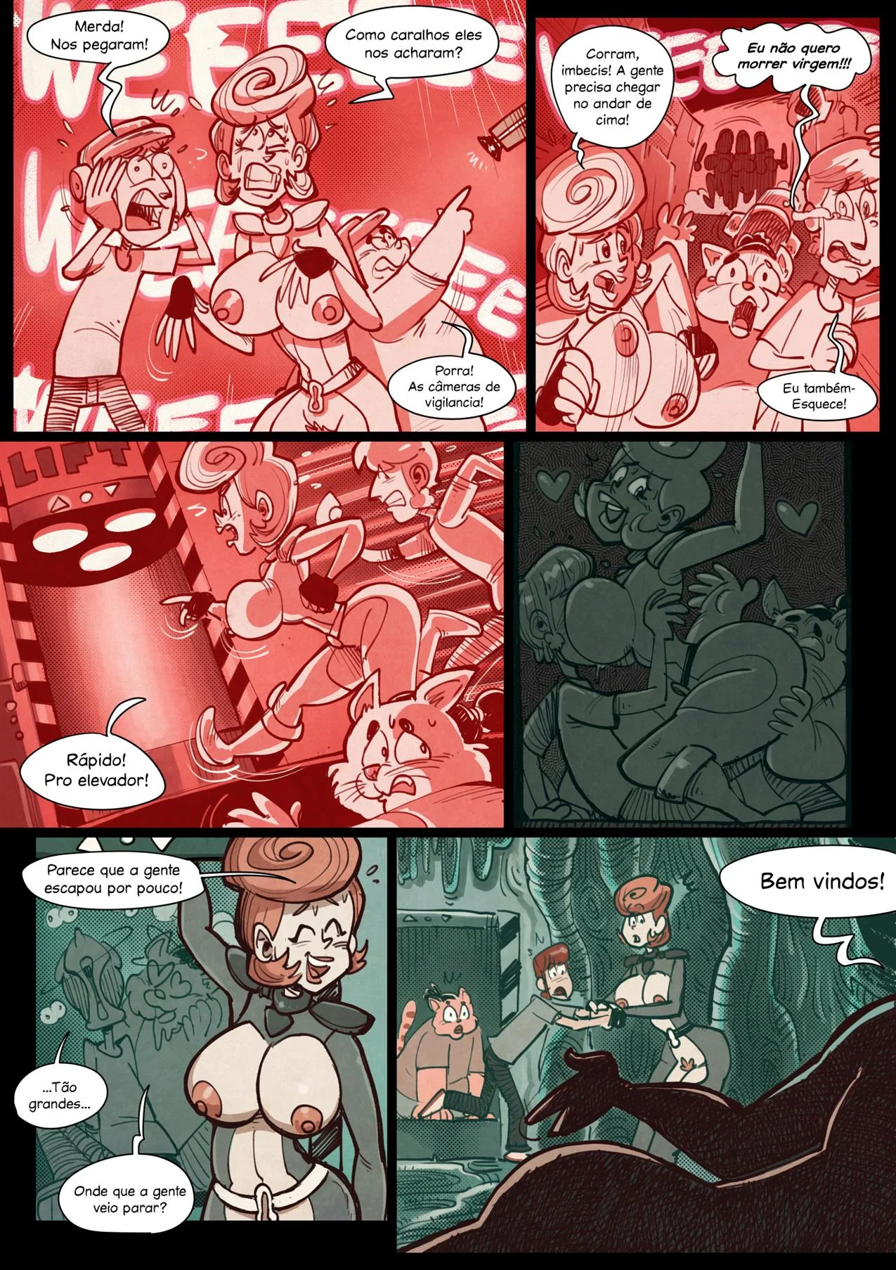 O bordel espacial – Garota Alienígena – Versão Nacional