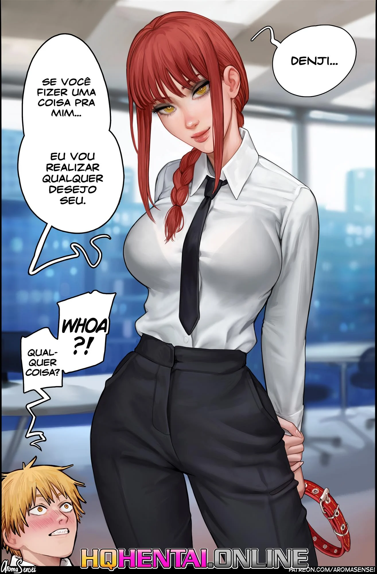 O cãozinho da Makima – Chainsaw Man Hentai – HQ em Português