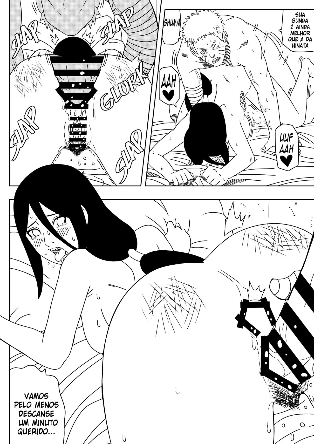 O desejo de Naruto – Hanabi Hentai – Desenho Erótico