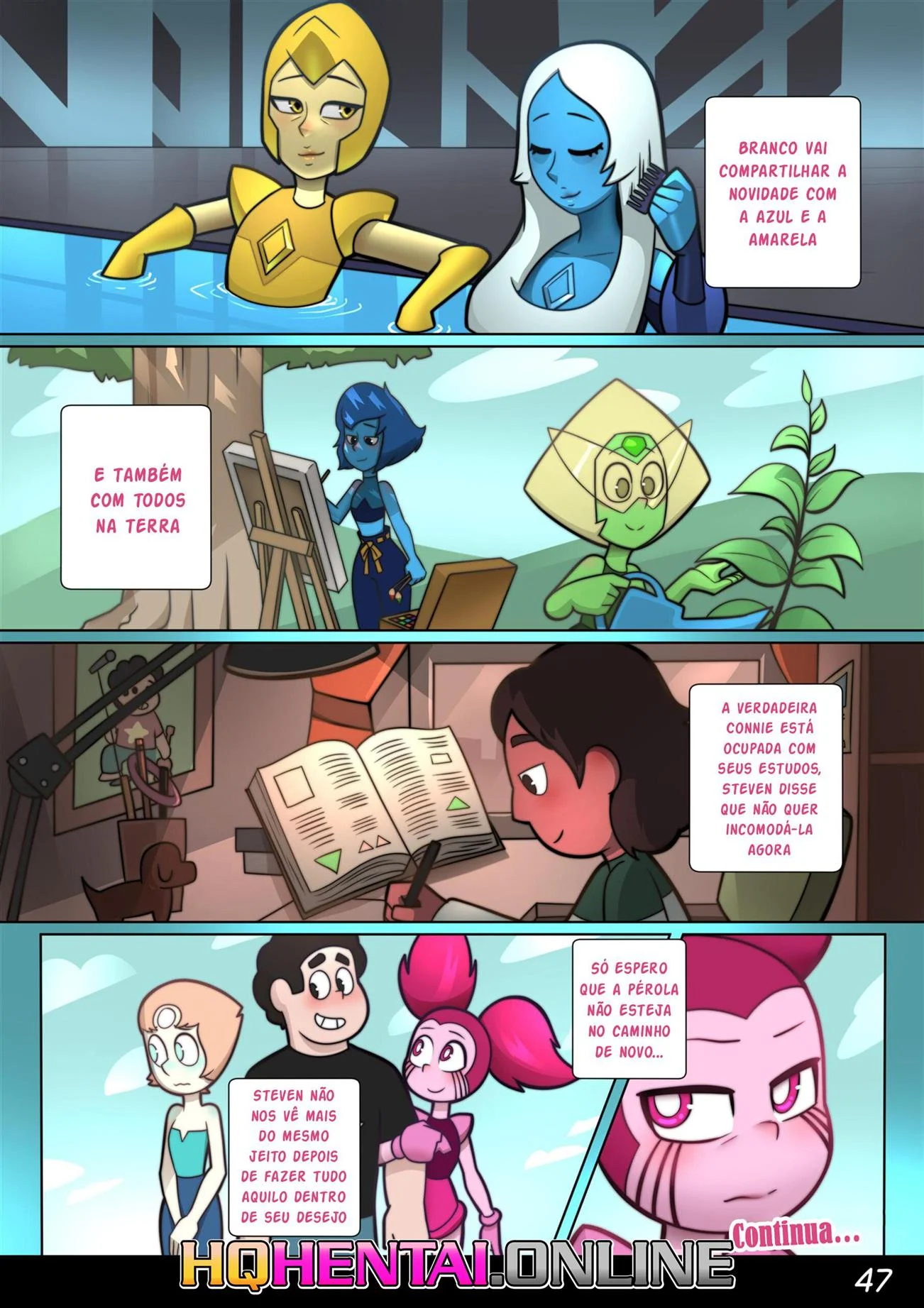 O desejo de Steven – Spinel Hentai – Atualizado