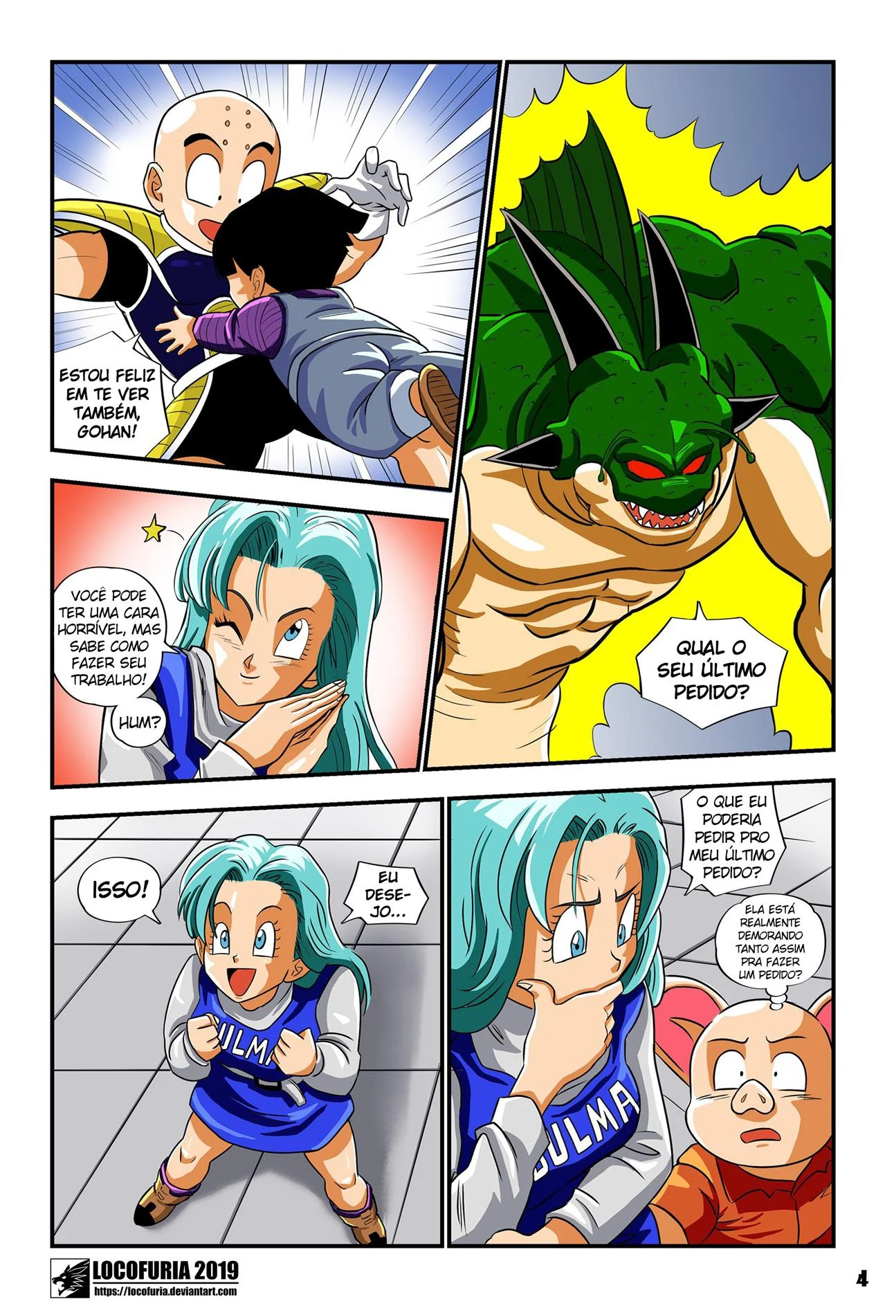 O Desejo Errado – Bulma Hentai – Português do Brasil