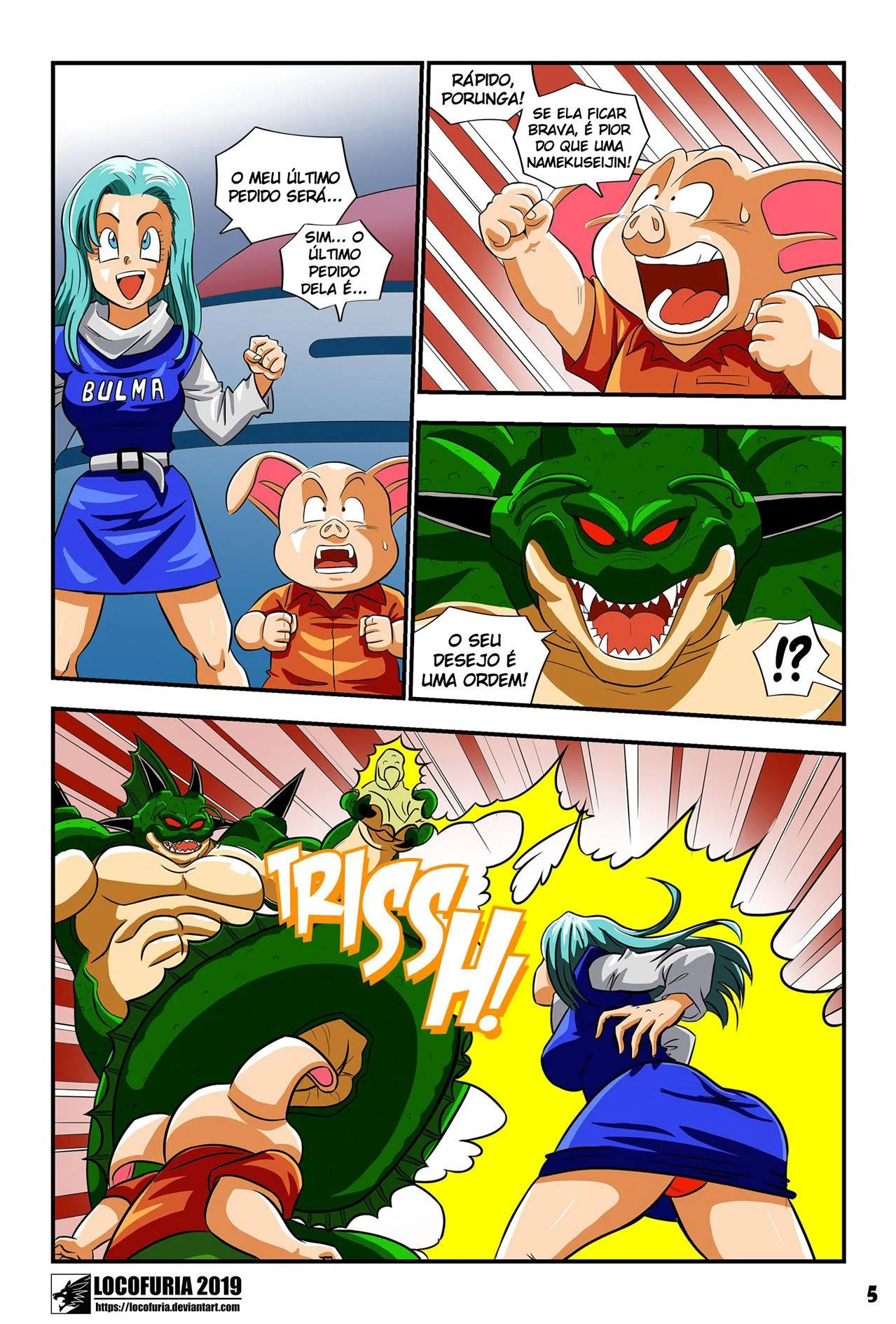 O Desejo Errado – Bulma Hentai – Português do Brasil