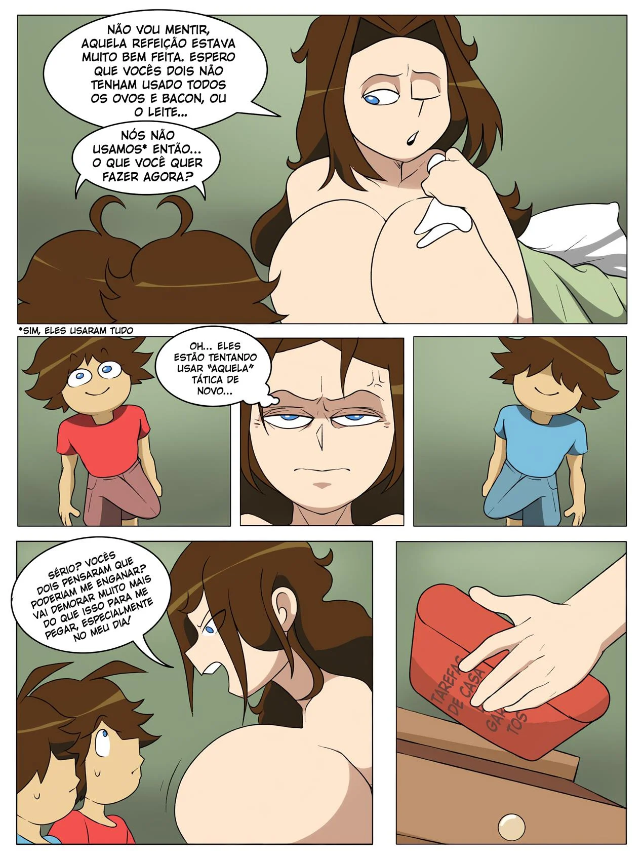 O dia das mães de Mia – Hentai Incesto – Desenho Erótico