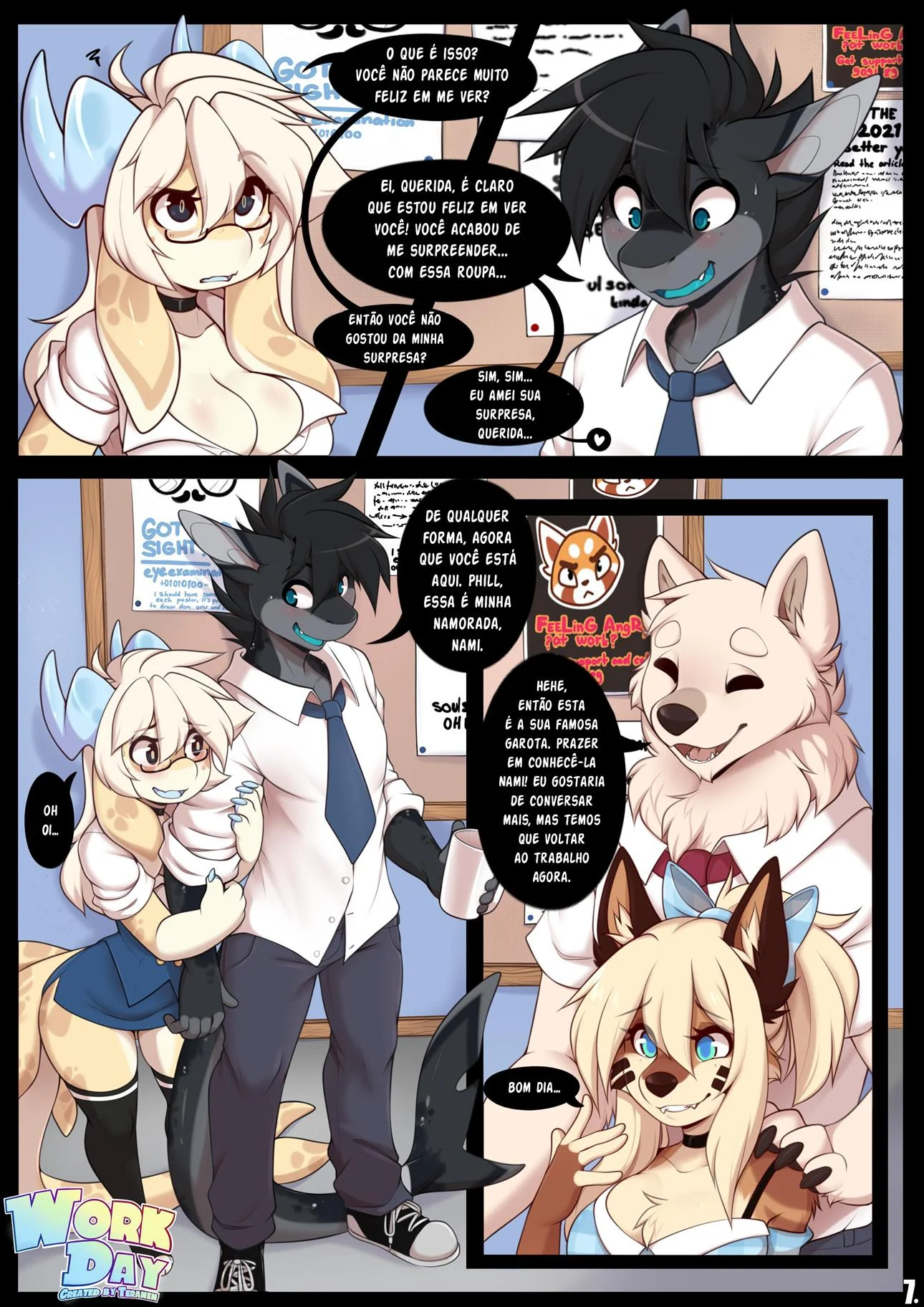 O dia de trabalho da assistente dragão – Boquete – Português Brasileiro