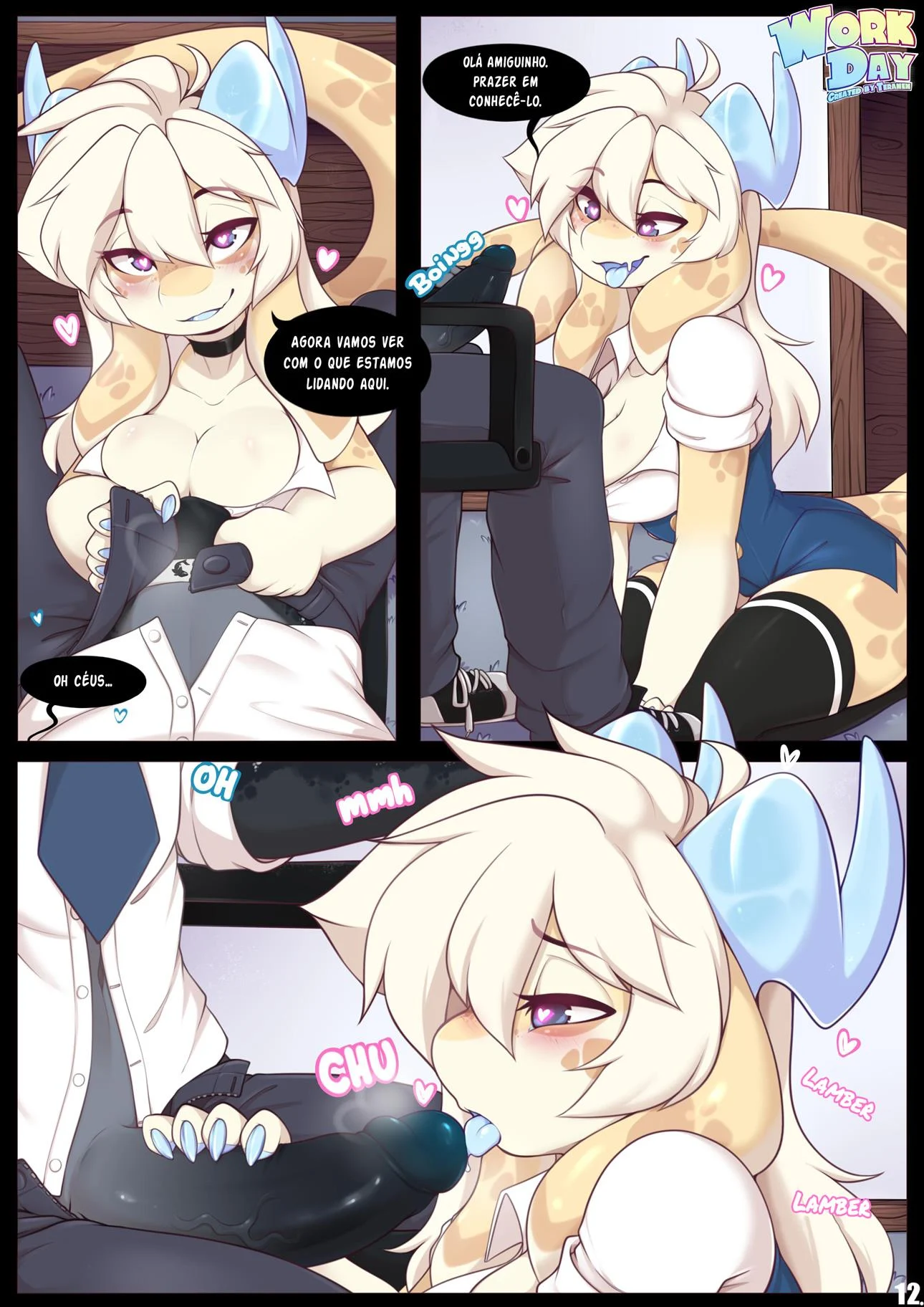 O dia de trabalho da assistente dragão – Boquete – Português Brasileiro