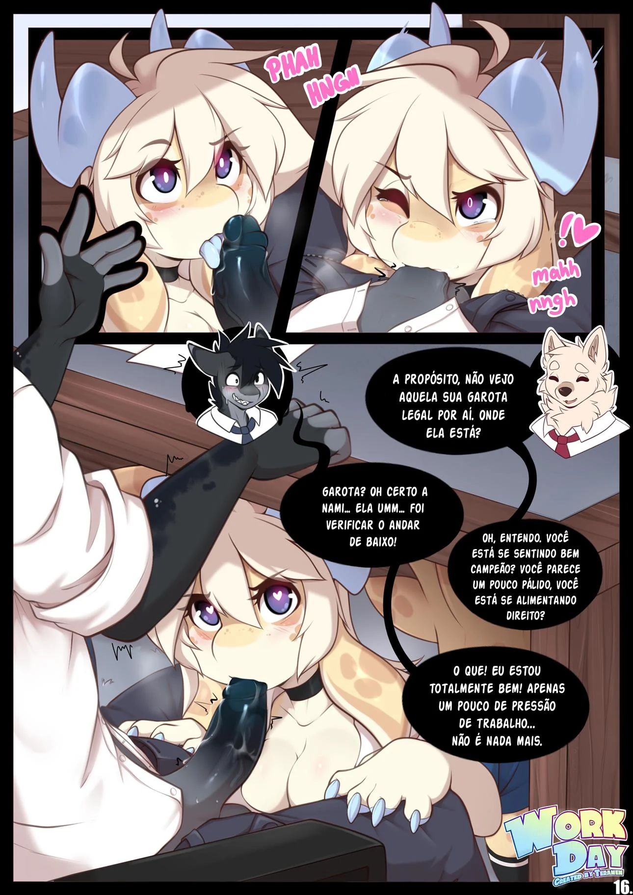 O dia de trabalho da assistente dragão – Boquete – Português Brasileiro