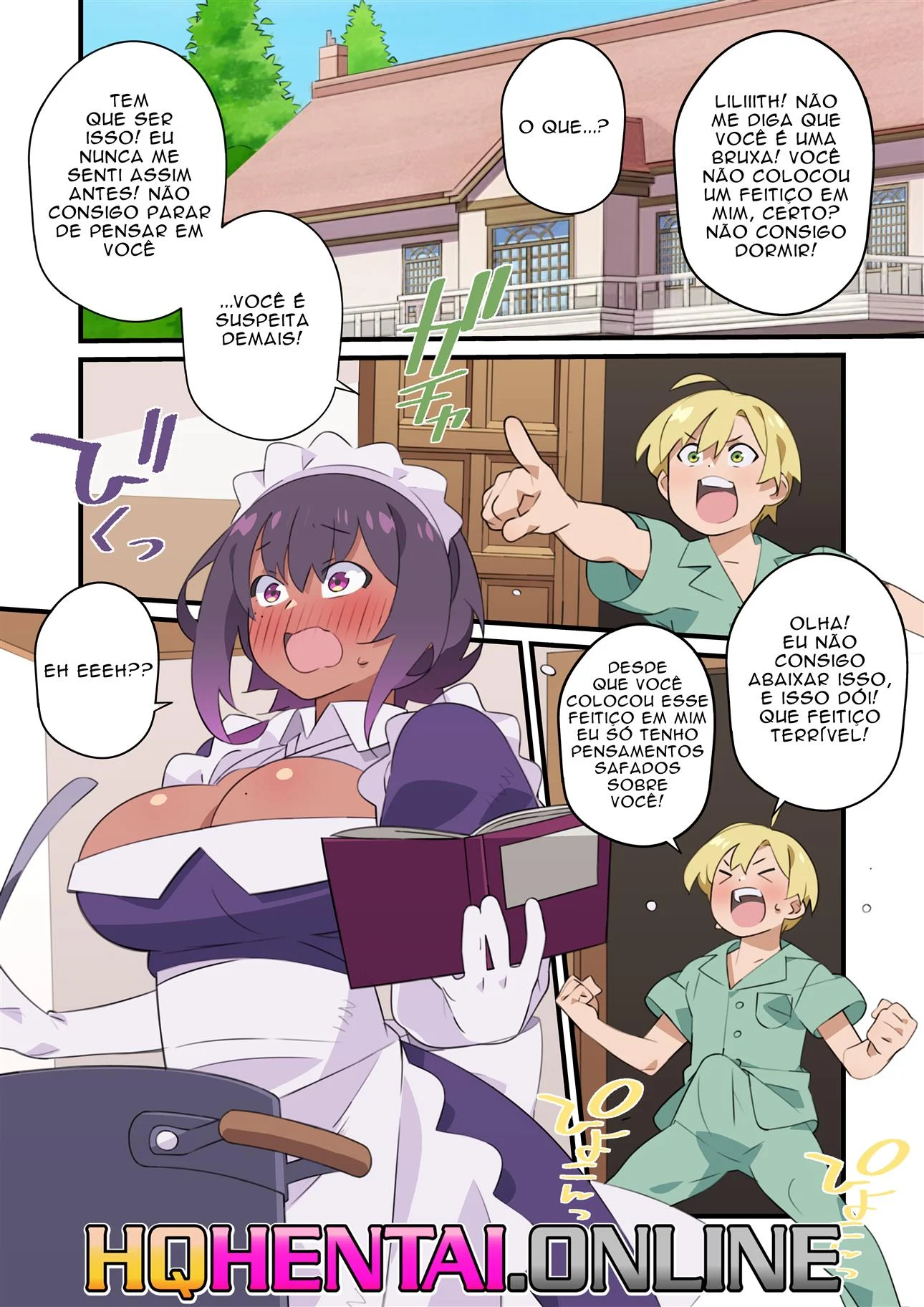 O feitiço de Lilith – Hentai – HQ em Português