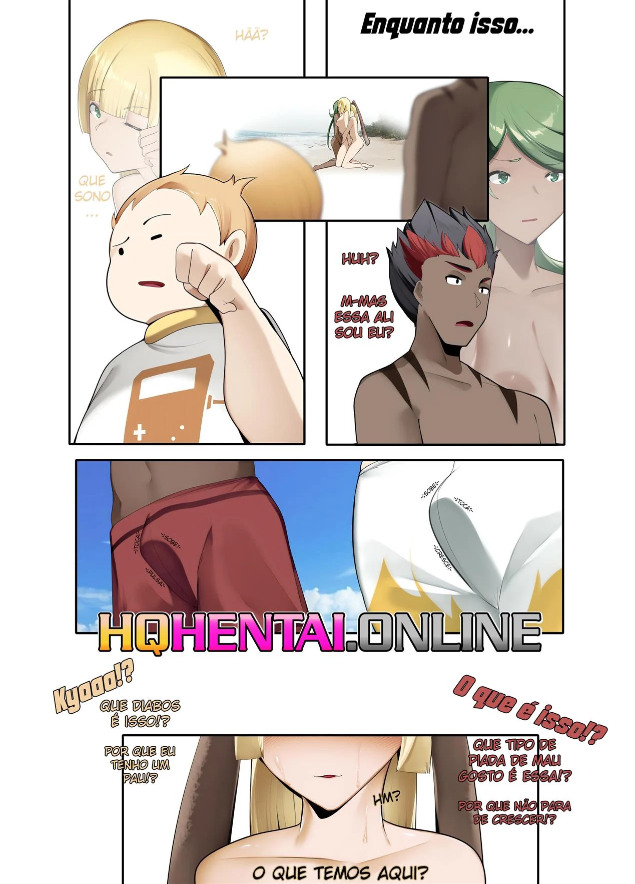 O Festival de Alola – HQ Hentai – Desenho de Sexo